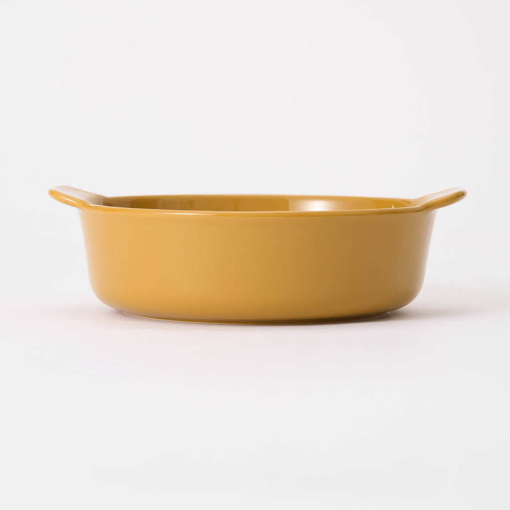 Stoneware Bowl Dia. 6.6 - Mustard Yellow