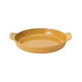 Stoneware Plate Dia. 6.7 - Mustard Yellow