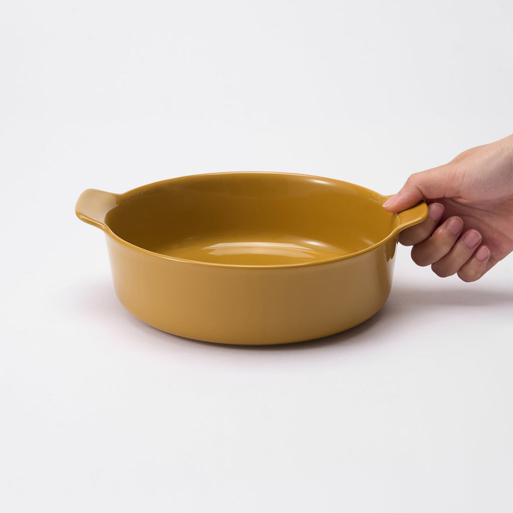 Stoneware Bowl Dia. 8.2 - Mustard Yellow