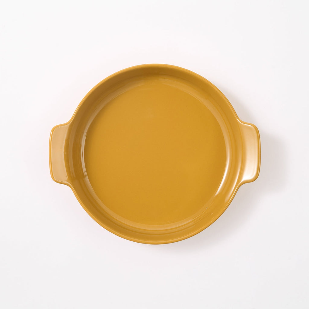 Stoneware Plate Dia. 8.3 - Mustard Yellow