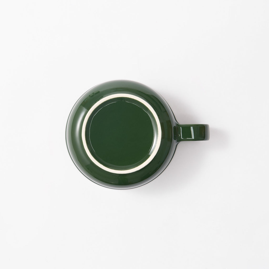 Stoneware Soup Mug Cup - Dark Green