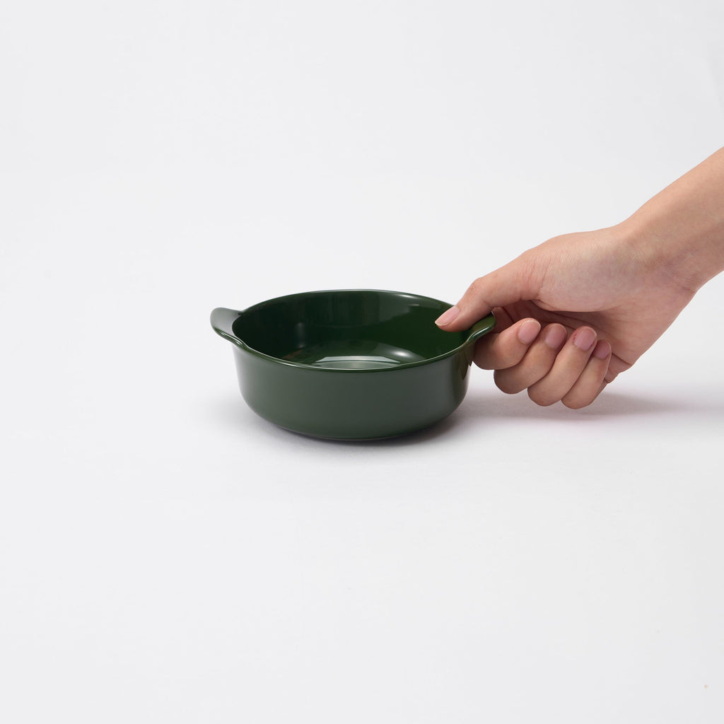 Stoneware Bowl Dia. 5.1 - Dark Green