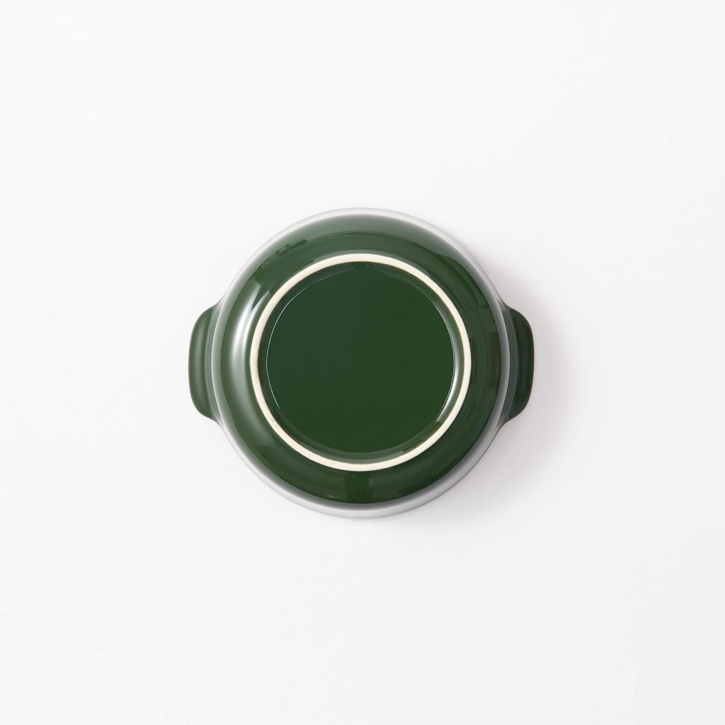 Stoneware Plate Dia. 5 - Dark Green