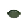 Stoneware Plate Dia. 5 - Dark Green