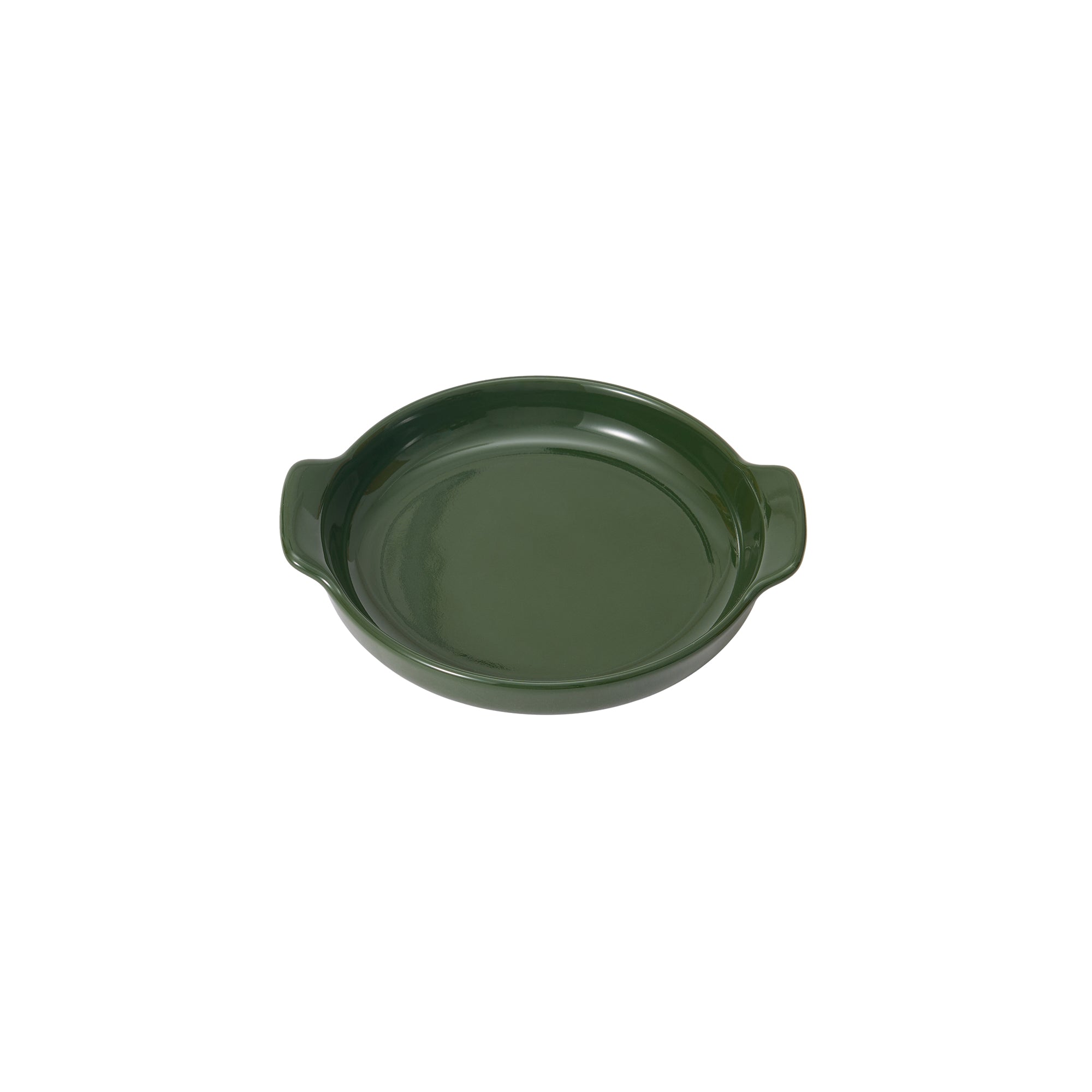 Stoneware Plate Dia. 5 - Dark Green