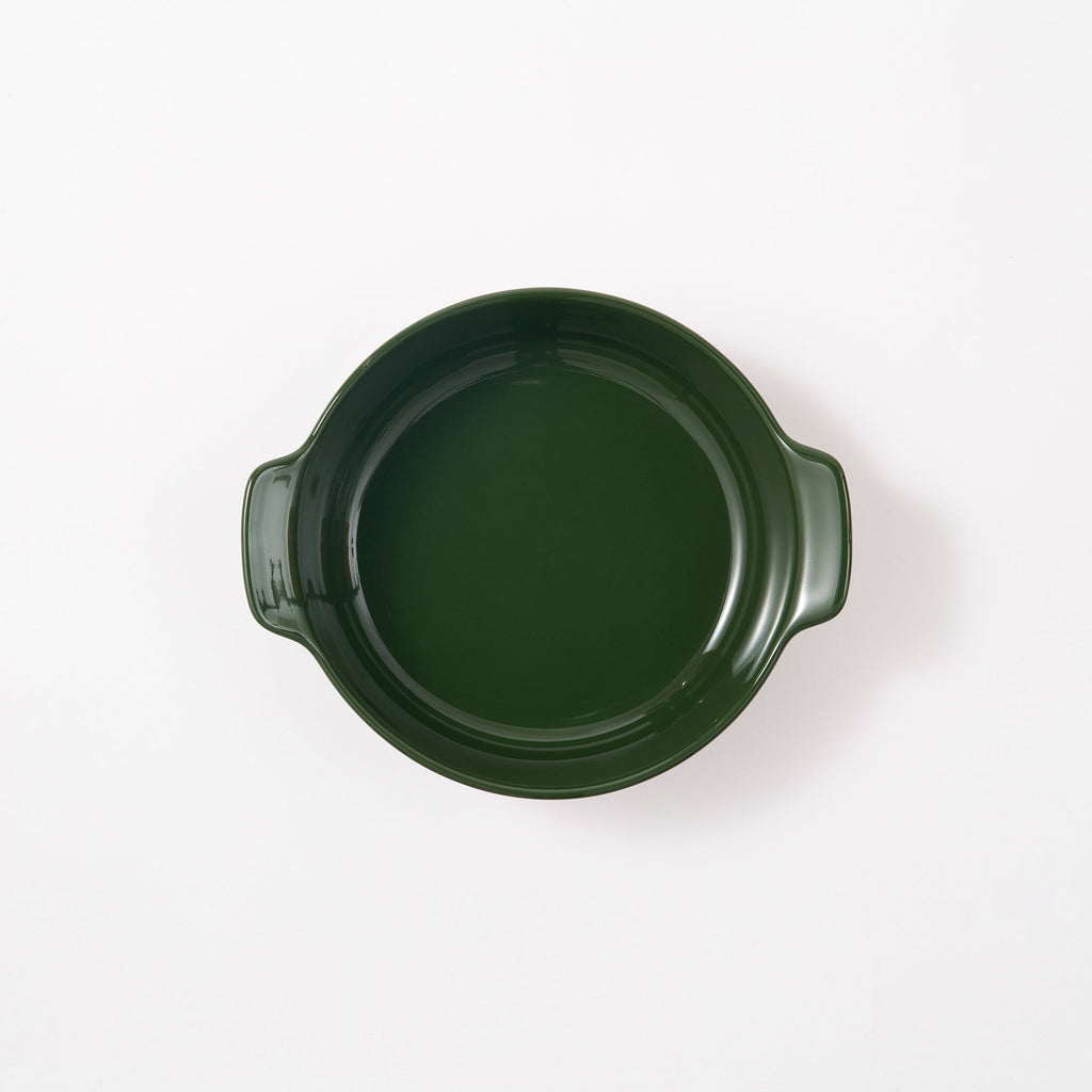 Stoneware Bowl Dia. 6.6 - Dark Green