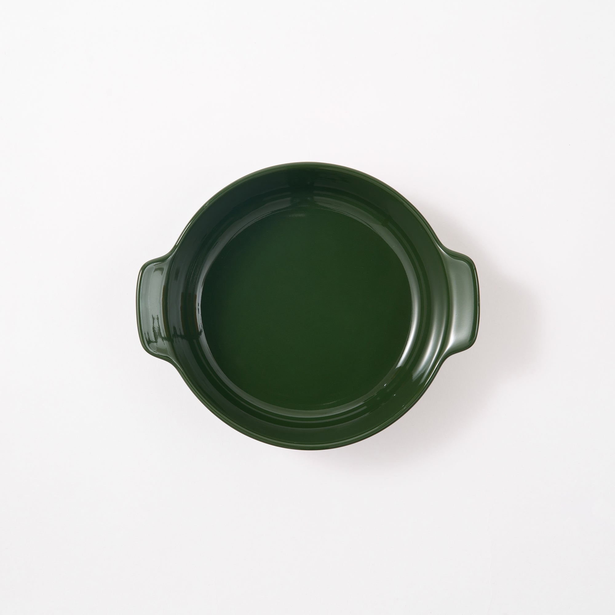 Stoneware Bowl Dia. 6.6 - Dark Green