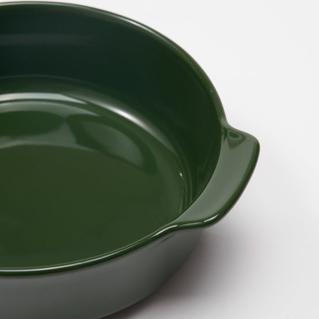 Stoneware Bowl Dia. 6.6 - Dark Green
