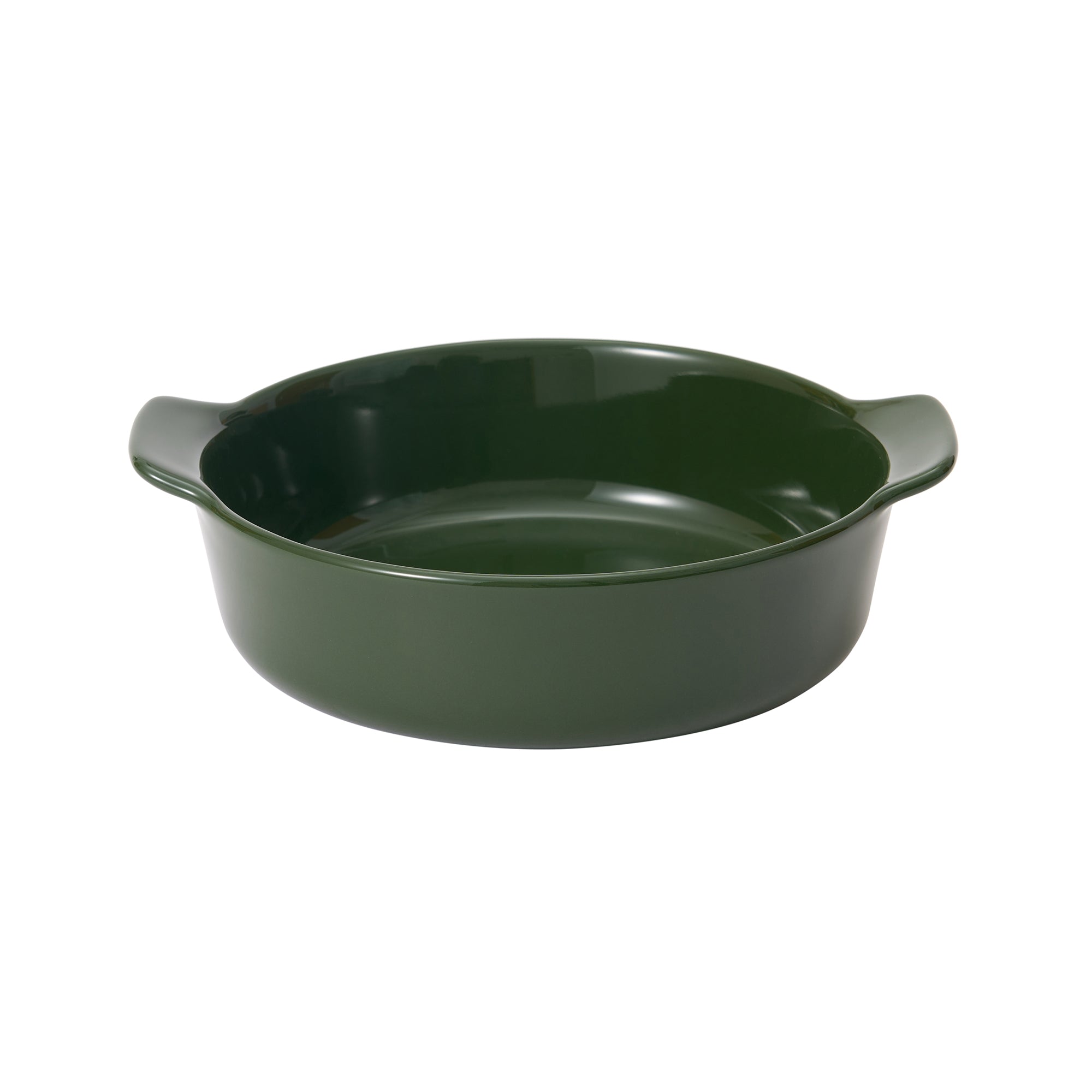Stoneware Bowl Dia. 6.6 - Dark Green