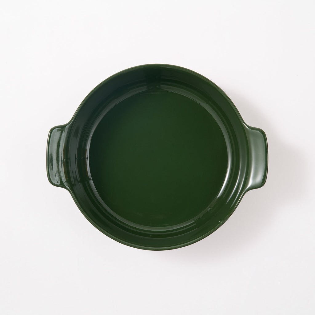 Stoneware Bowl Dia. 8.2 - Dark Green