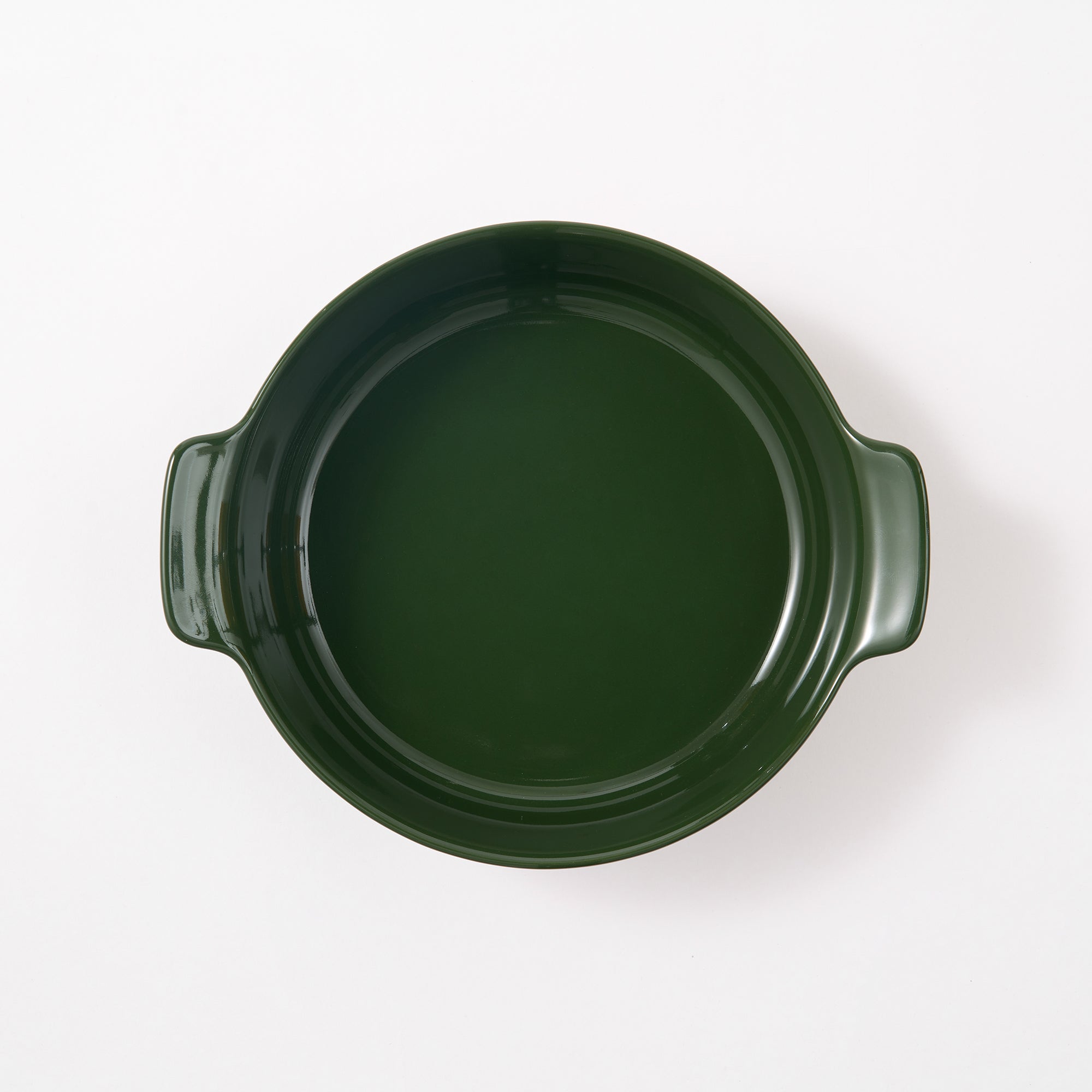 Stoneware Bowl Dia. 8.2 - Dark Green