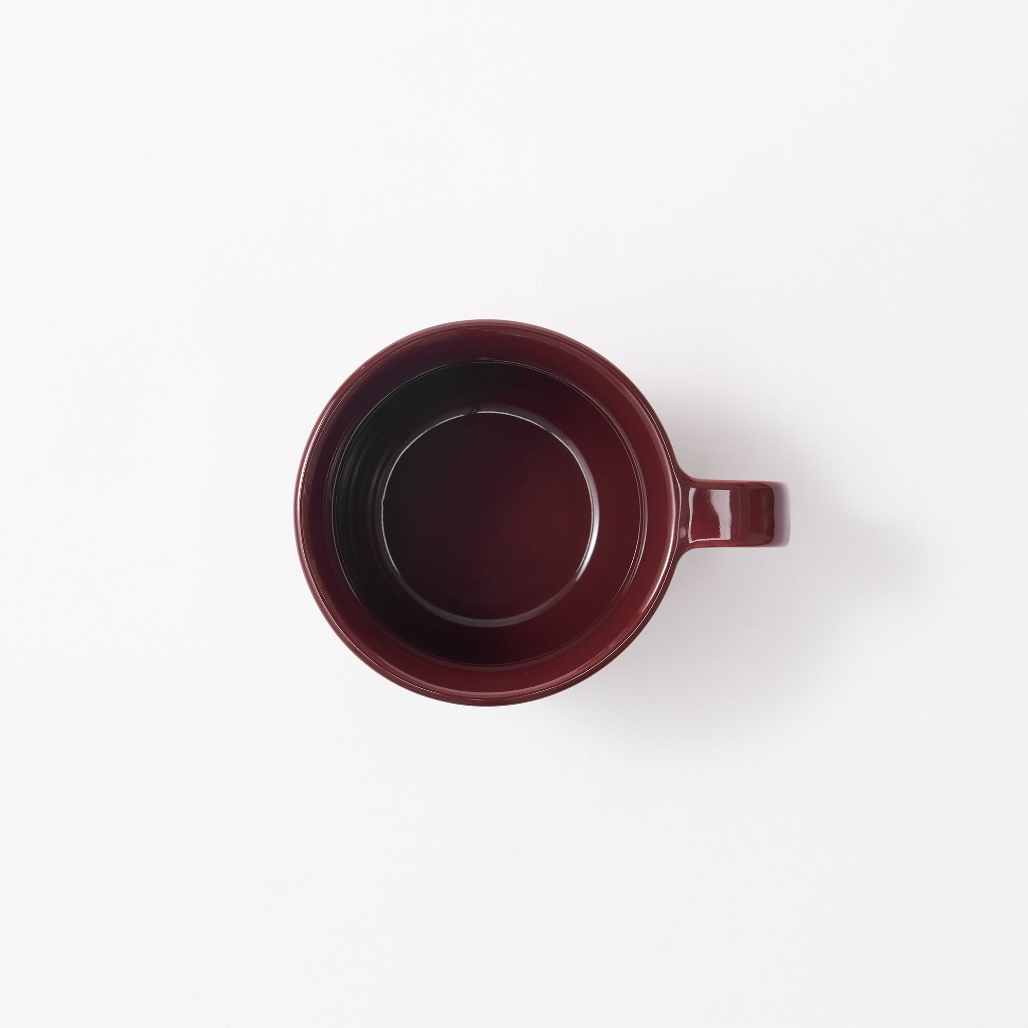 Stoneware Mug Cup 11.2 fl oz - Dark Red