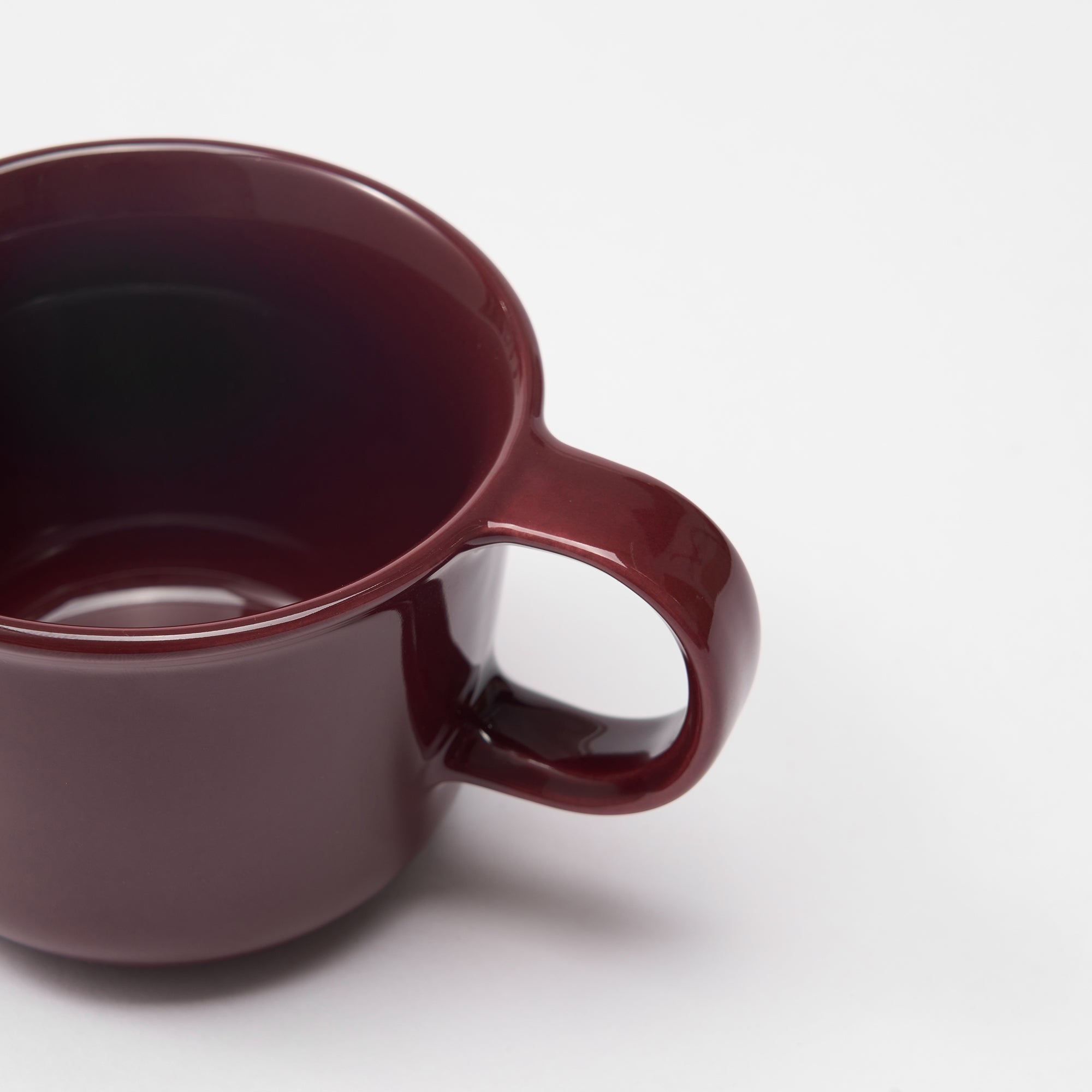 Stoneware Mug Cup 11.2 fl oz - Dark Red