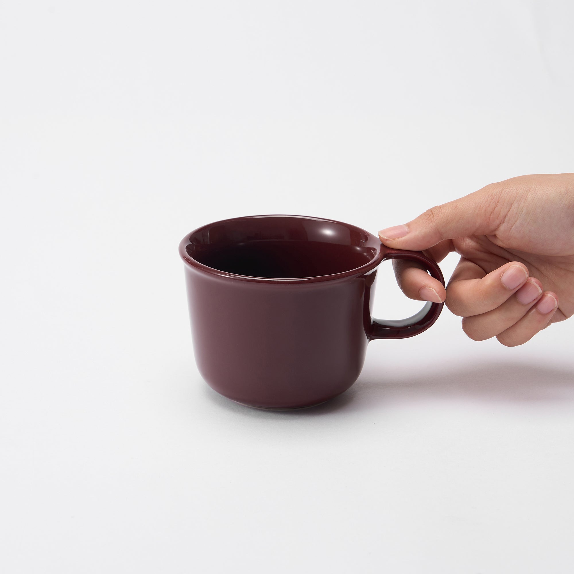 Stoneware Mug Cup 11.2 fl oz - Dark Red
