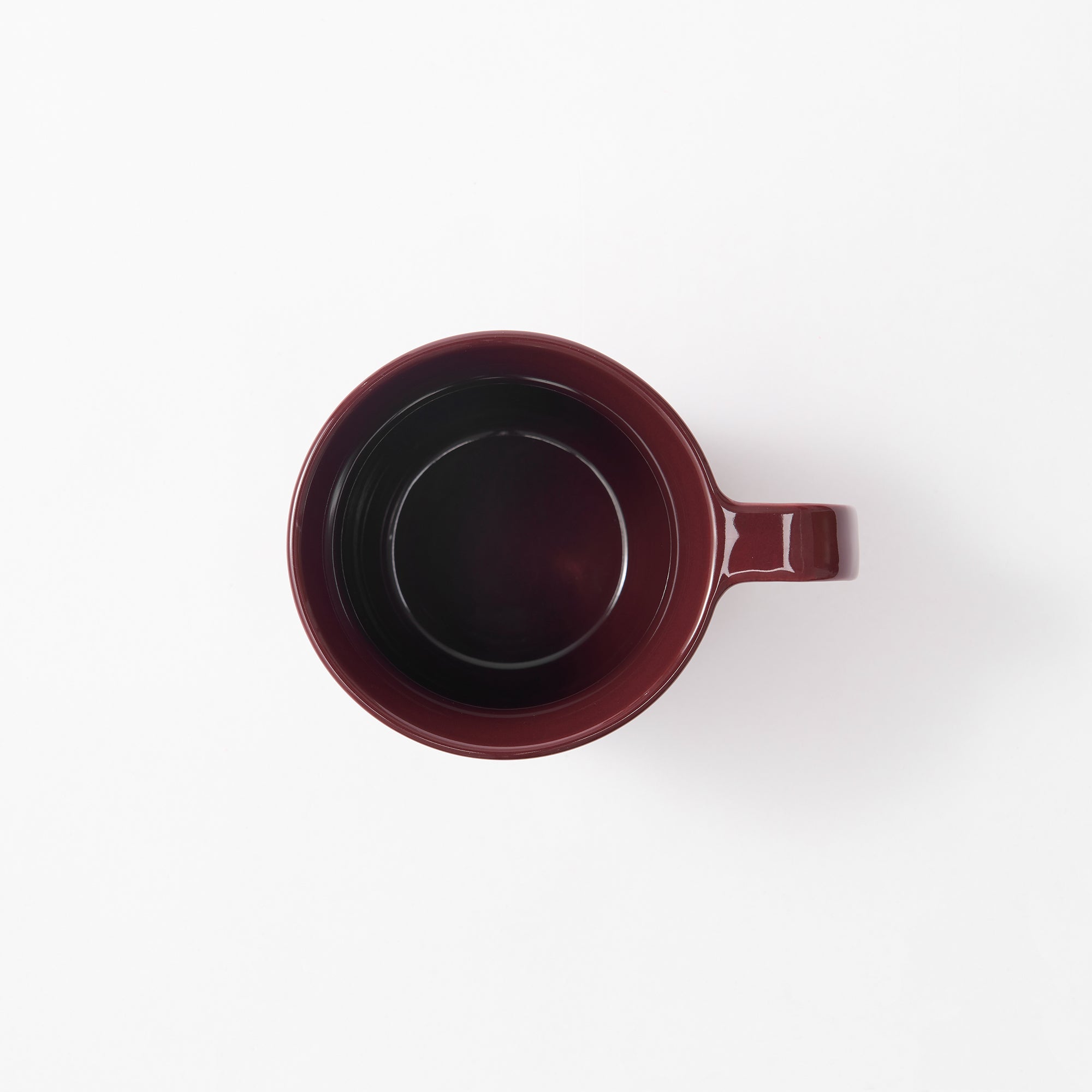 Stoneware Mug Cup 16.6 fl oz - Dark Red