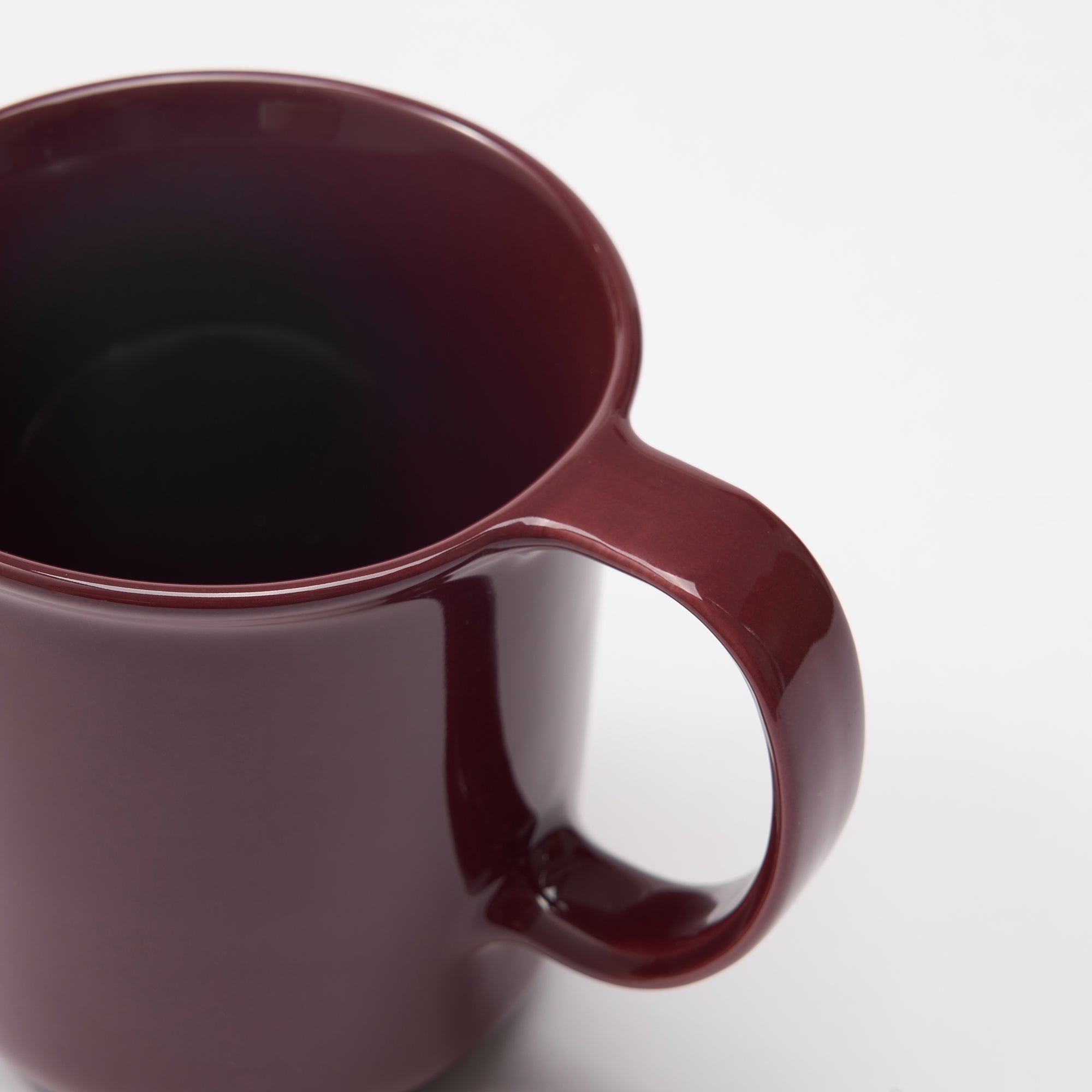 Stoneware Mug Cup 16.6 fl oz - Dark Red