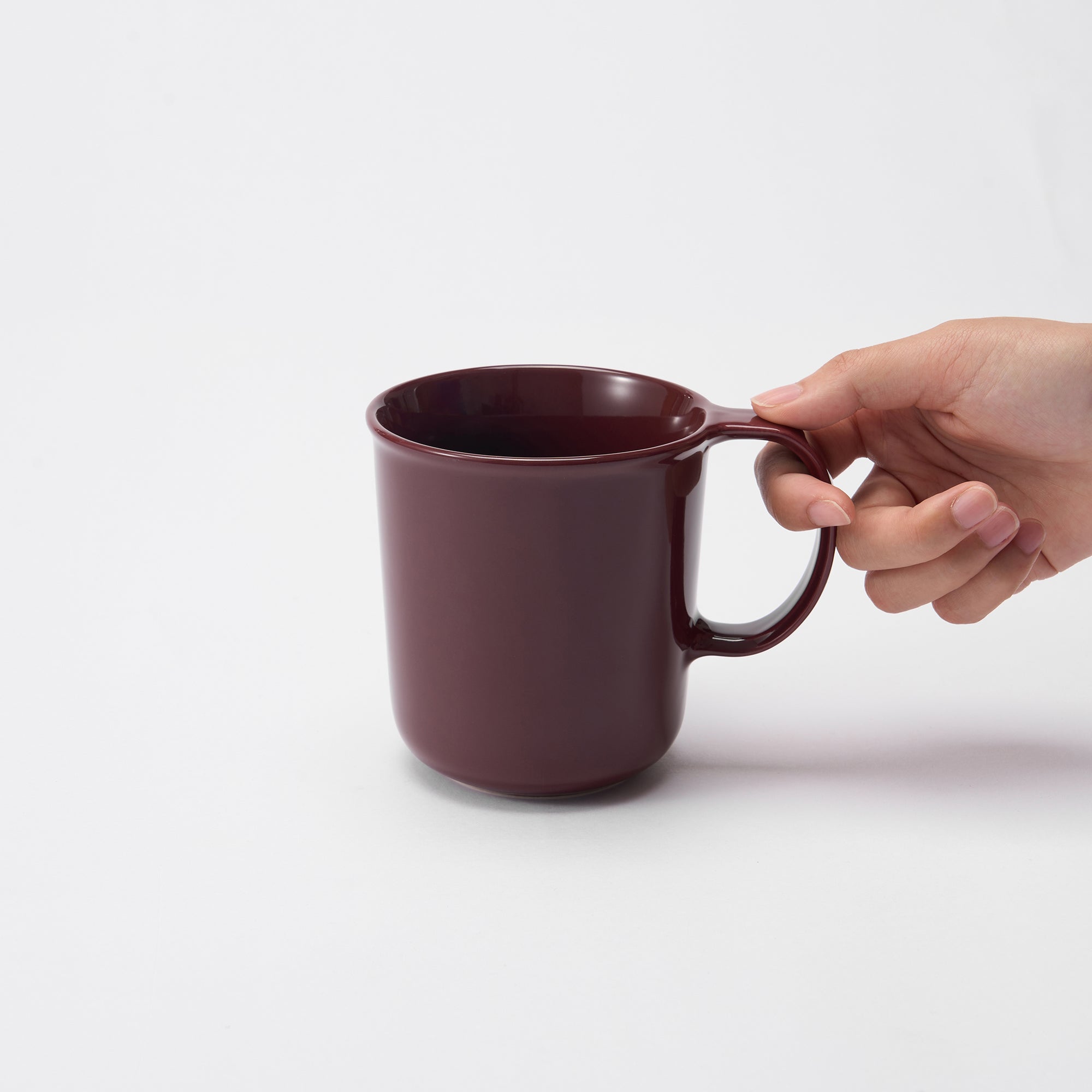 Stoneware Mug Cup 16.6 fl oz - Dark Red