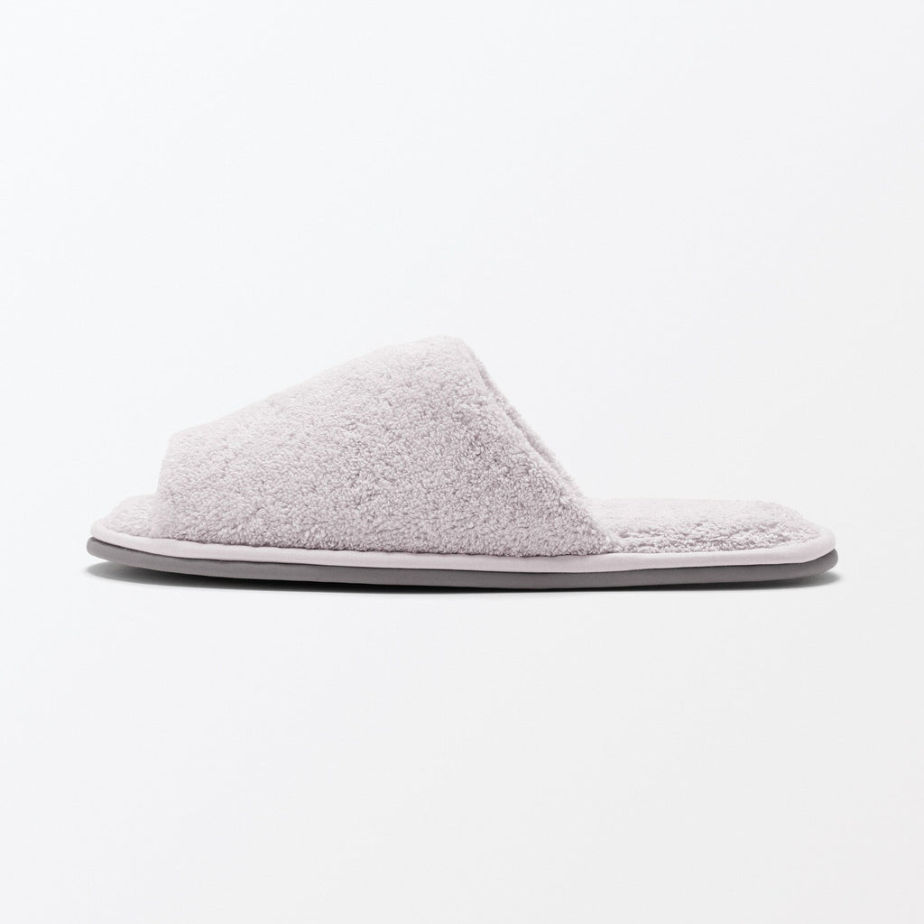 Cotton Pile Open Toe Slippers