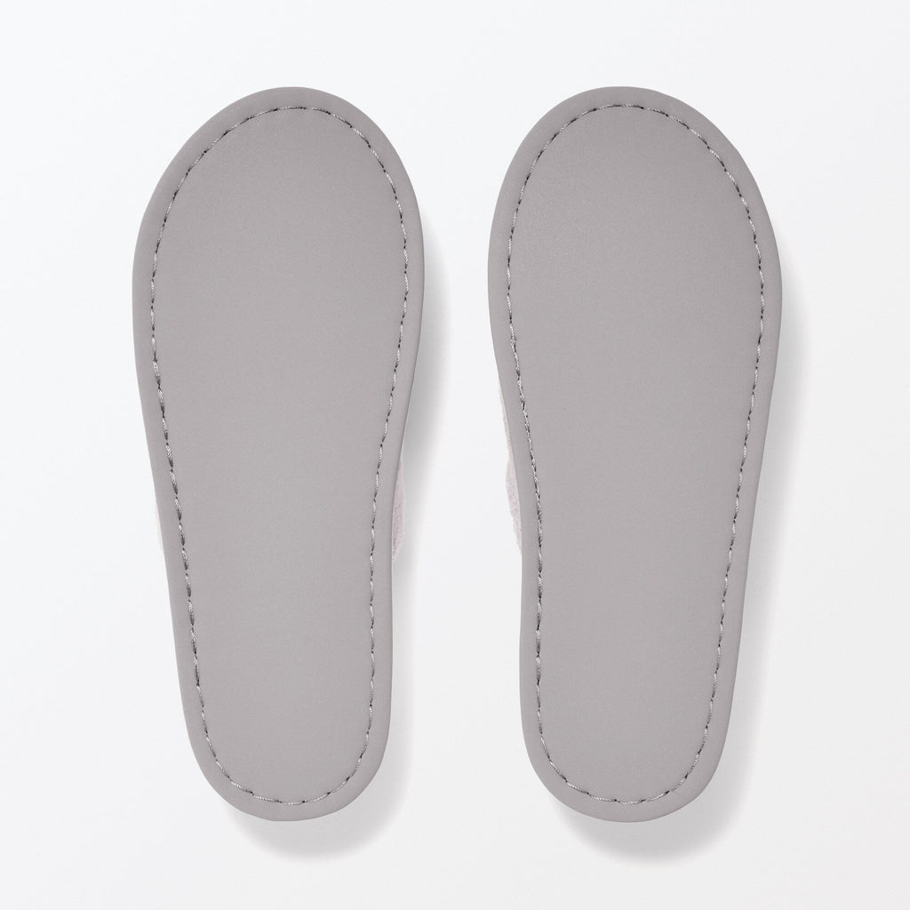 Cotton Pile Open Toe Slippers