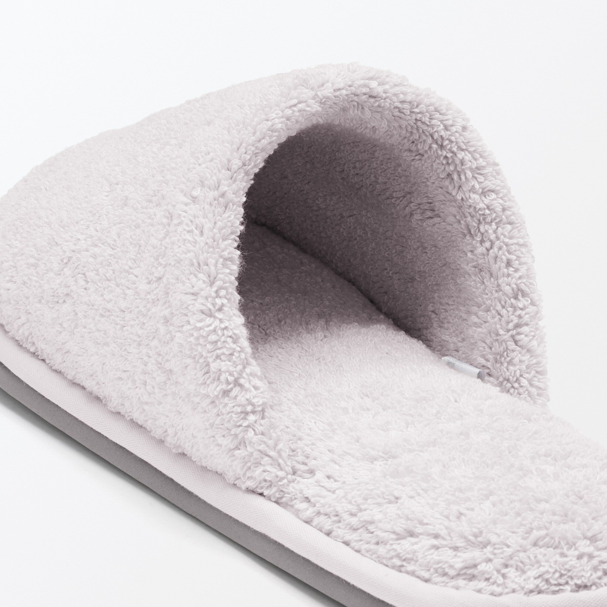 Cotton Pile Open Toe Slippers