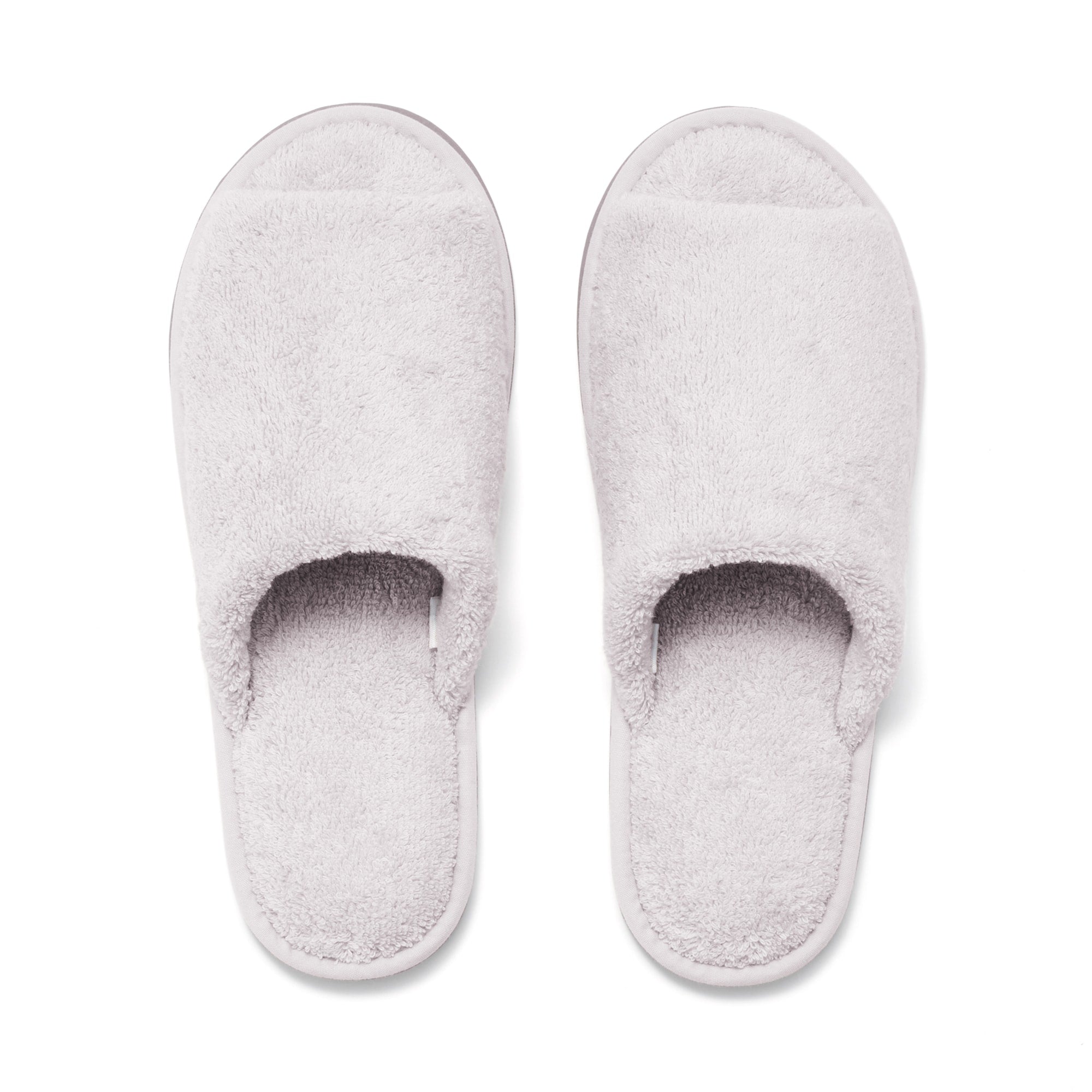 Cotton Pile Open Toe Slippers