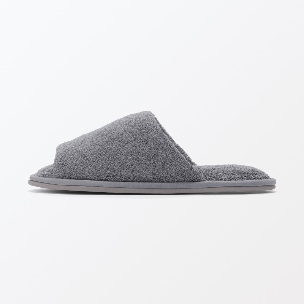 Cotton Pile Open Toe Slippers