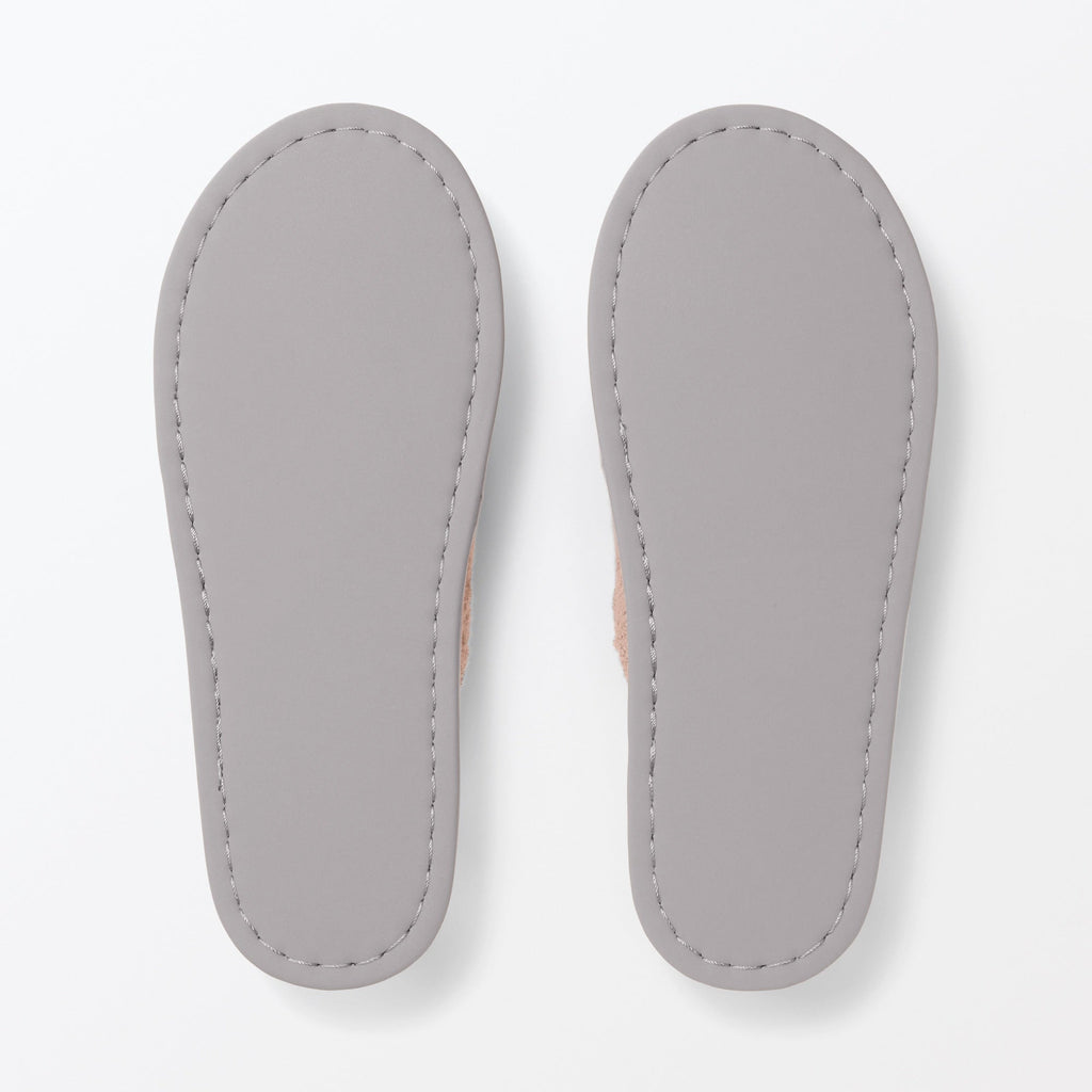 Cotton Pile Open Toe Slippers