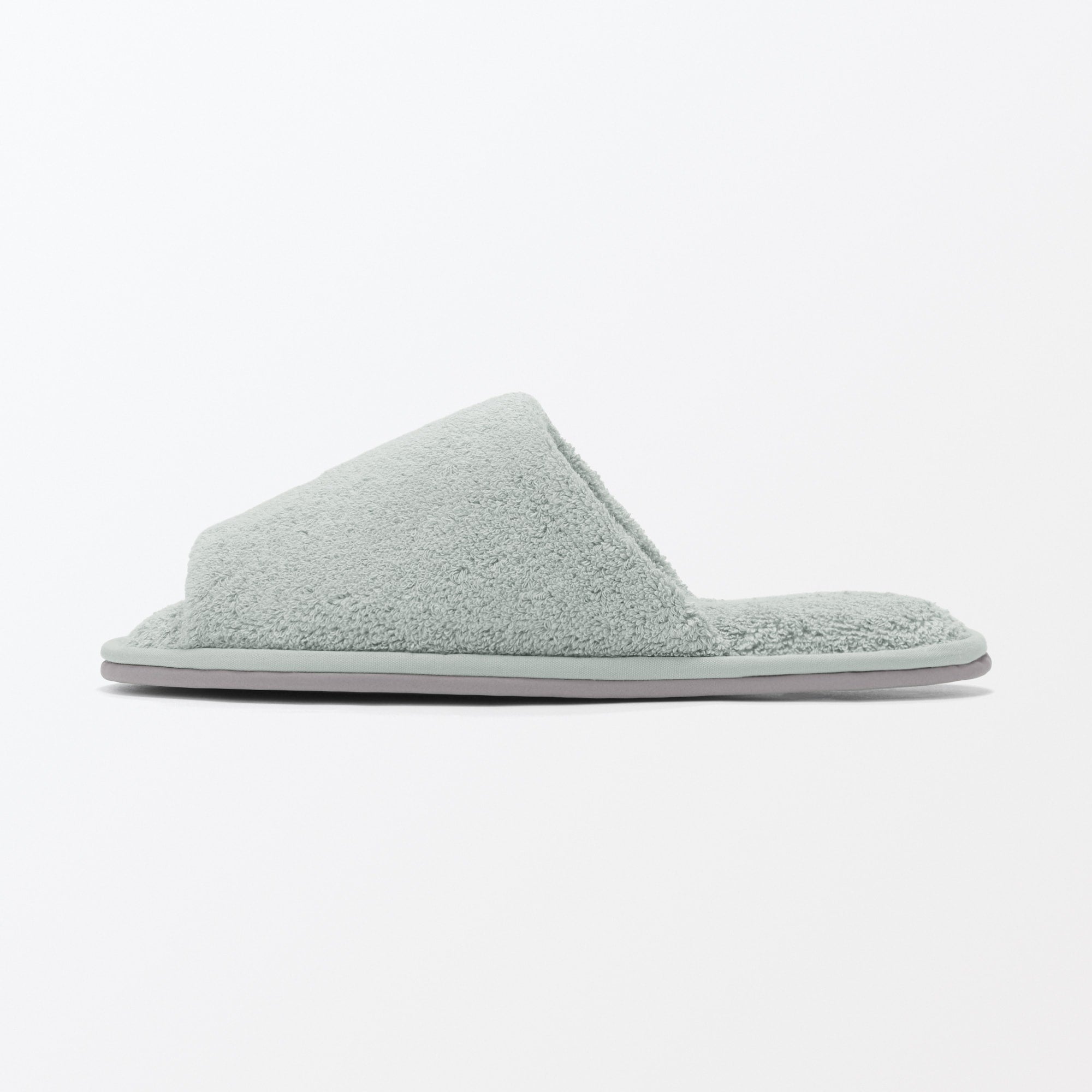 Cotton Pile Open Toe Slippers