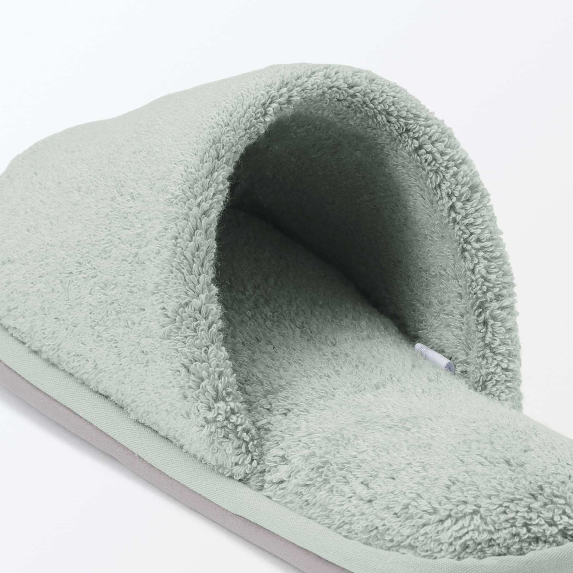 Cotton Pile Open Toe Slippers