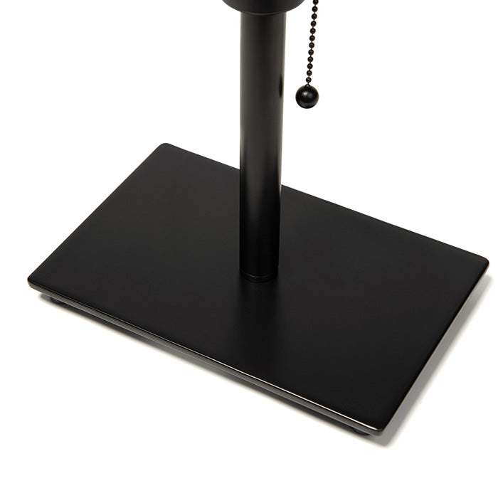 Steel Table Lamp with Oval Shade