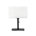 Steel Table Lamp with Rectangle Shade