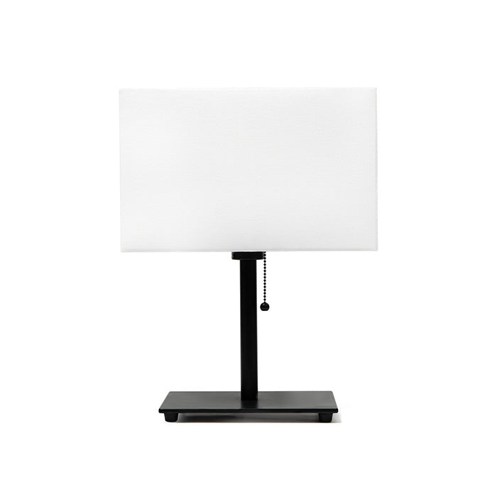 Steel Table Lamp with Rectangle Shade