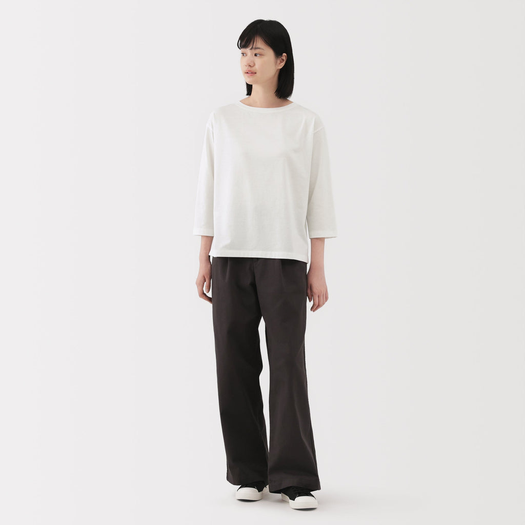 Jersey Boat Neck T-Shirt