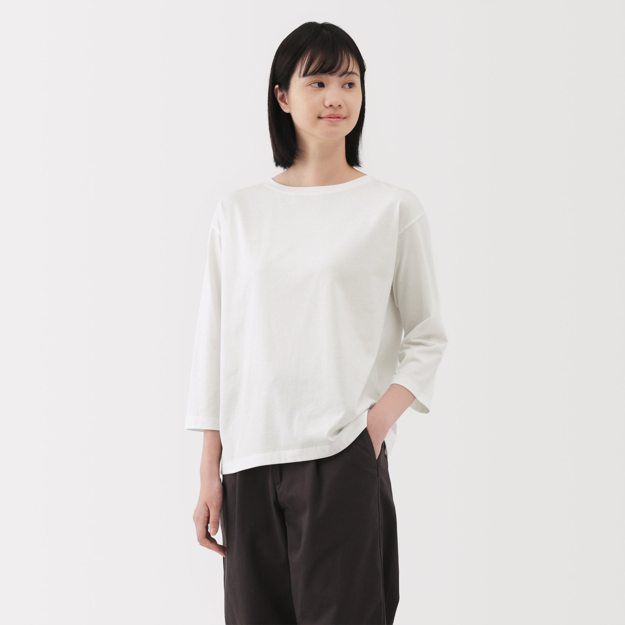 Jersey Boat Neck T-Shirt