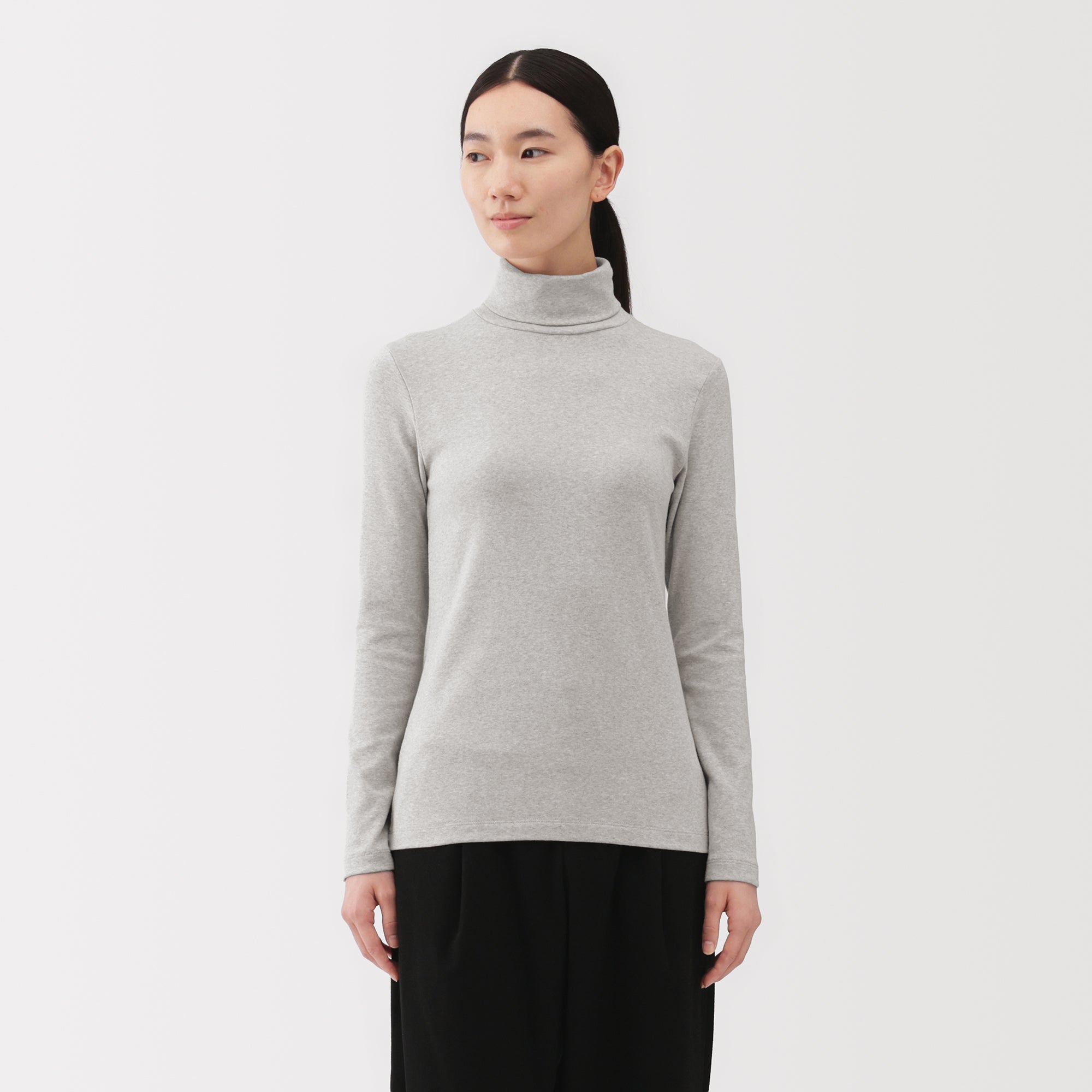 Brushed Turtleneck T-Shirt