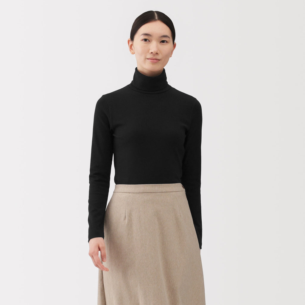 Brushed Turtleneck T-Shirt