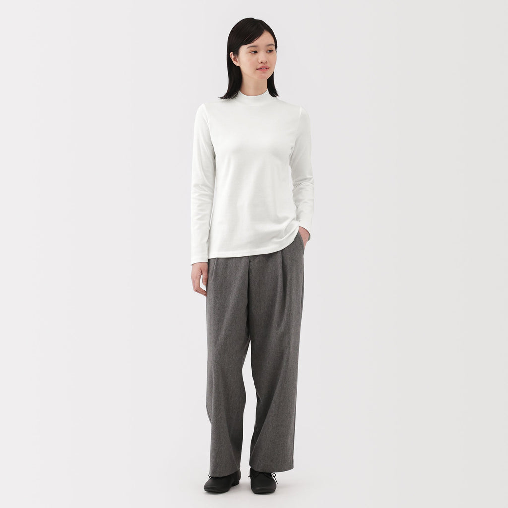 Brushed Mockneck T-Shirt