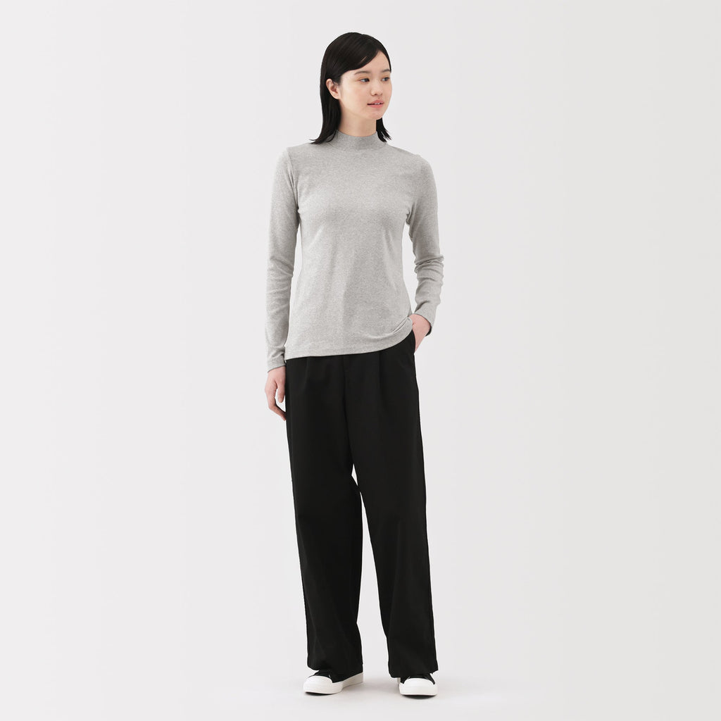 Brushed Mockneck T-Shirt