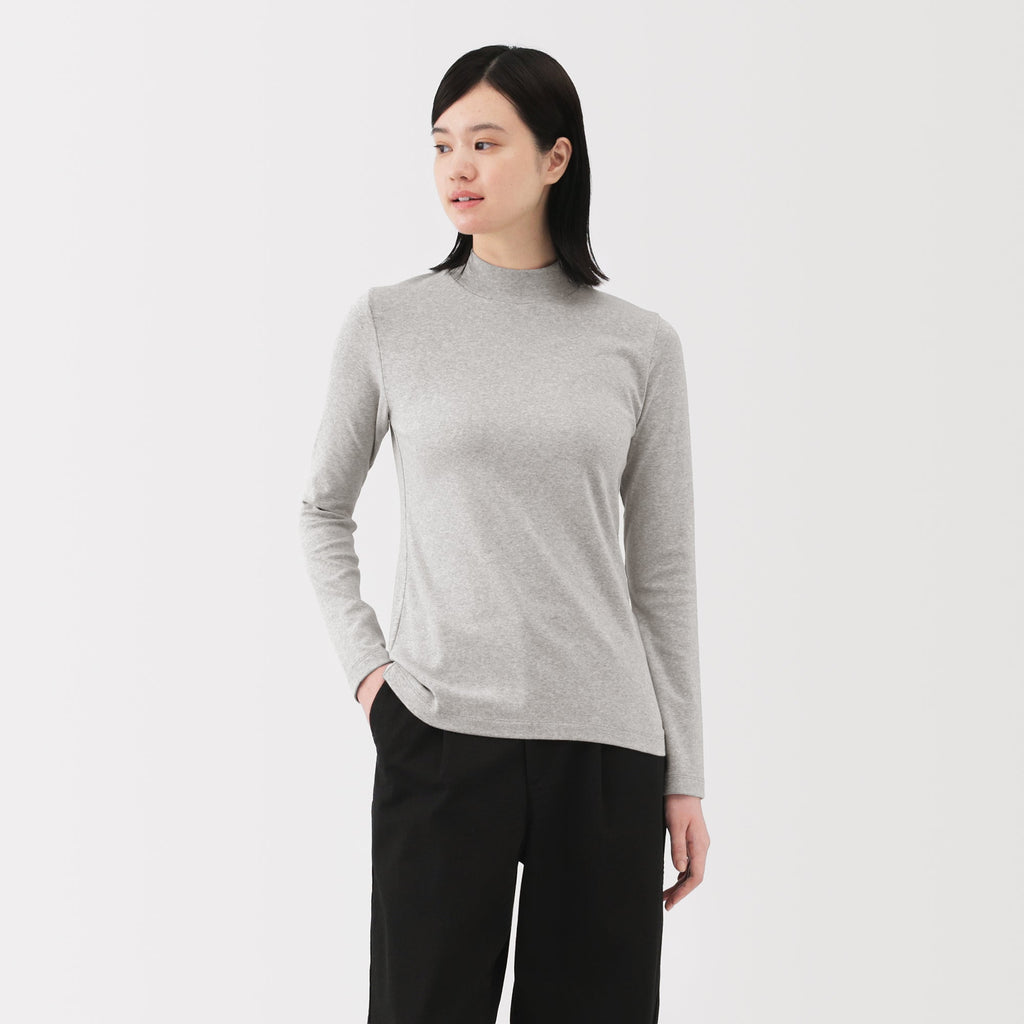Brushed Mockneck T-Shirt