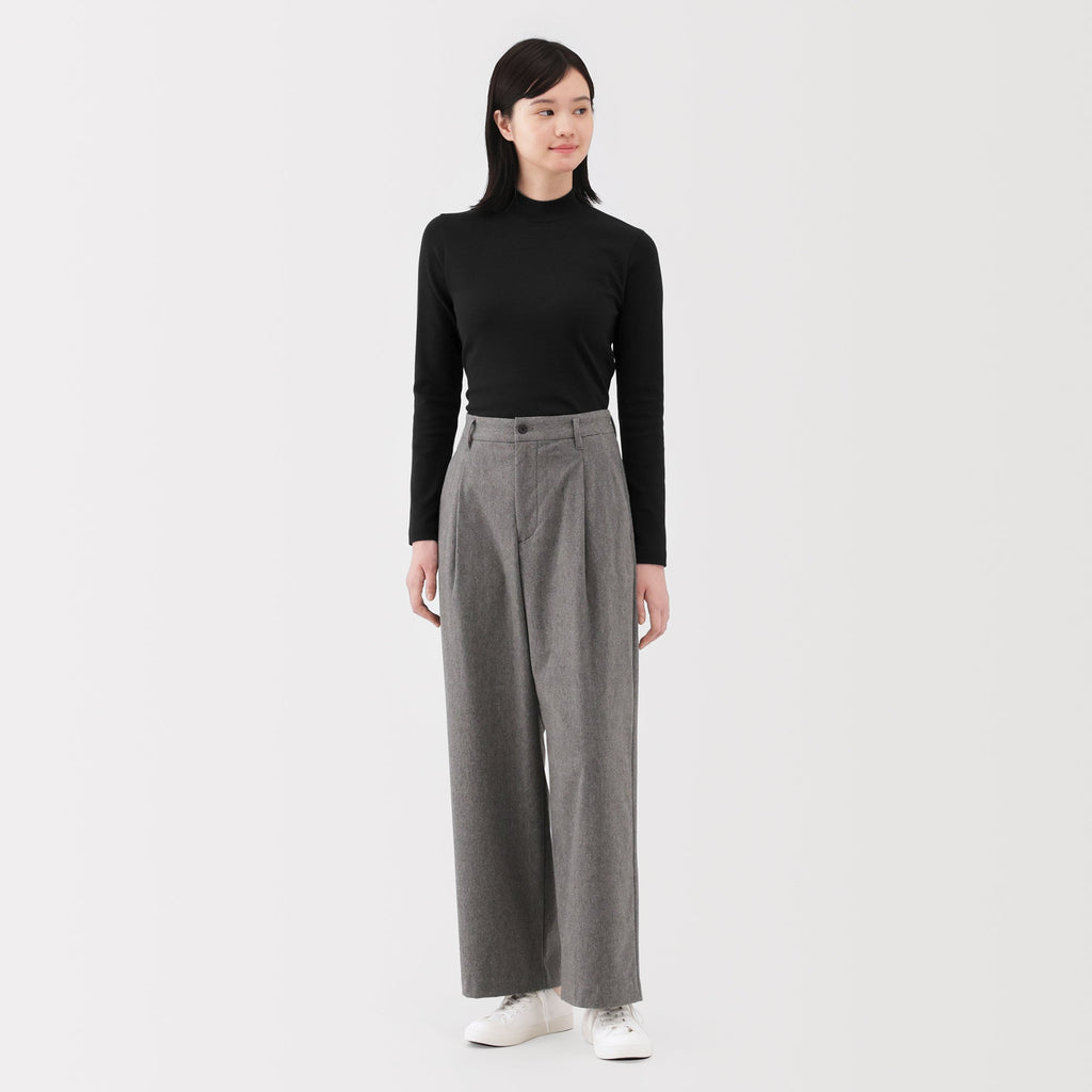 Brushed Mockneck T-Shirt
