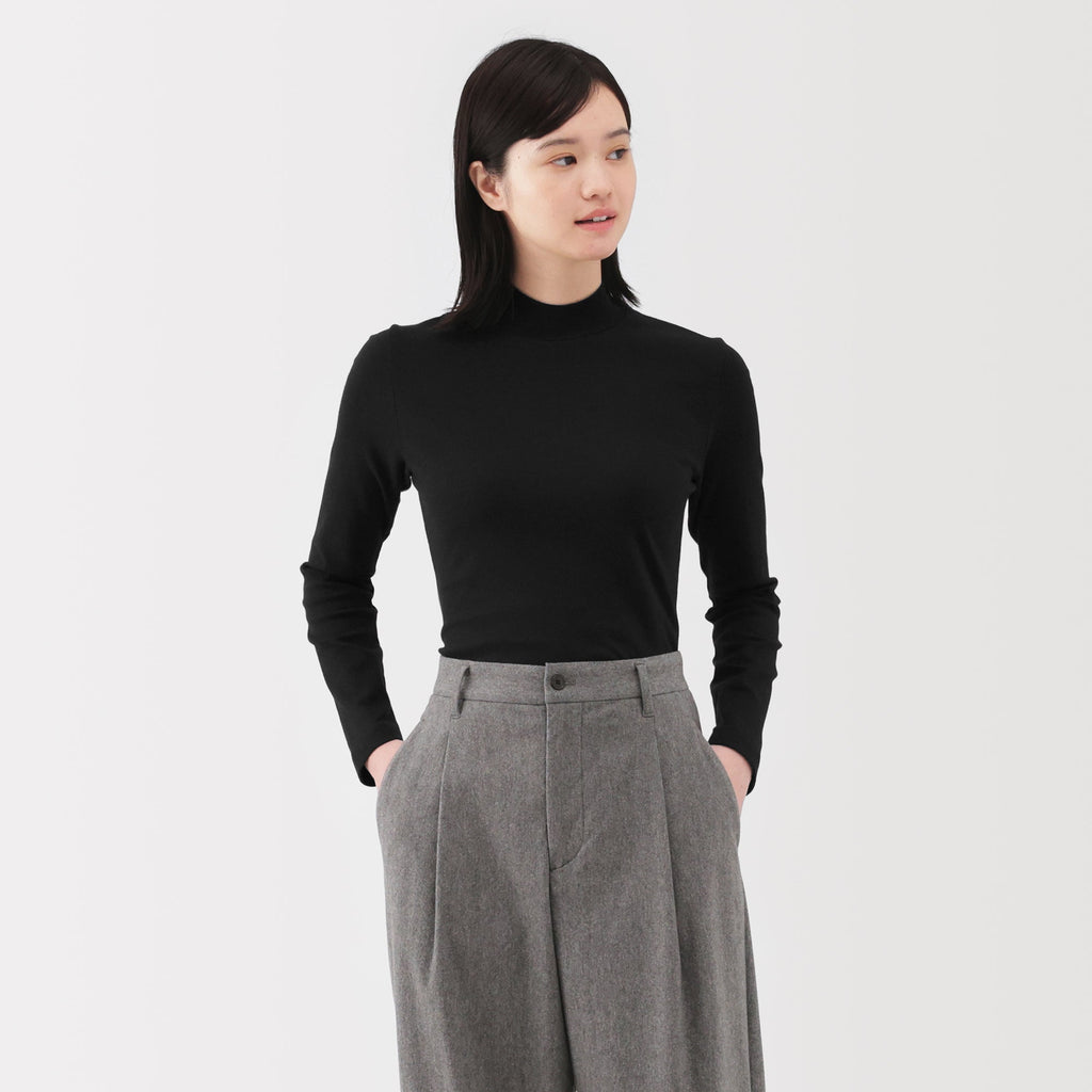 Brushed Mockneck T-Shirt