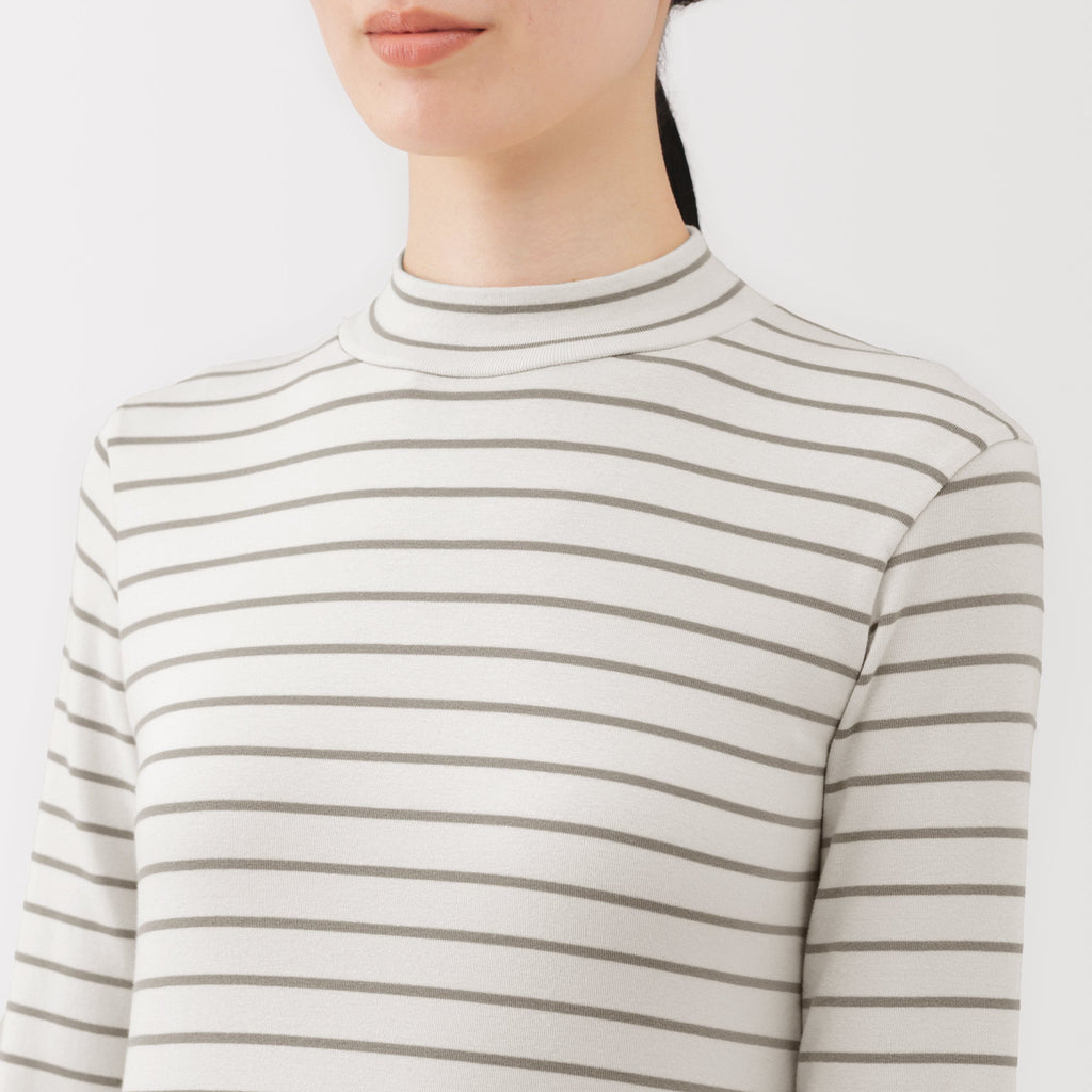 Brushed Mockneck T-Shirt