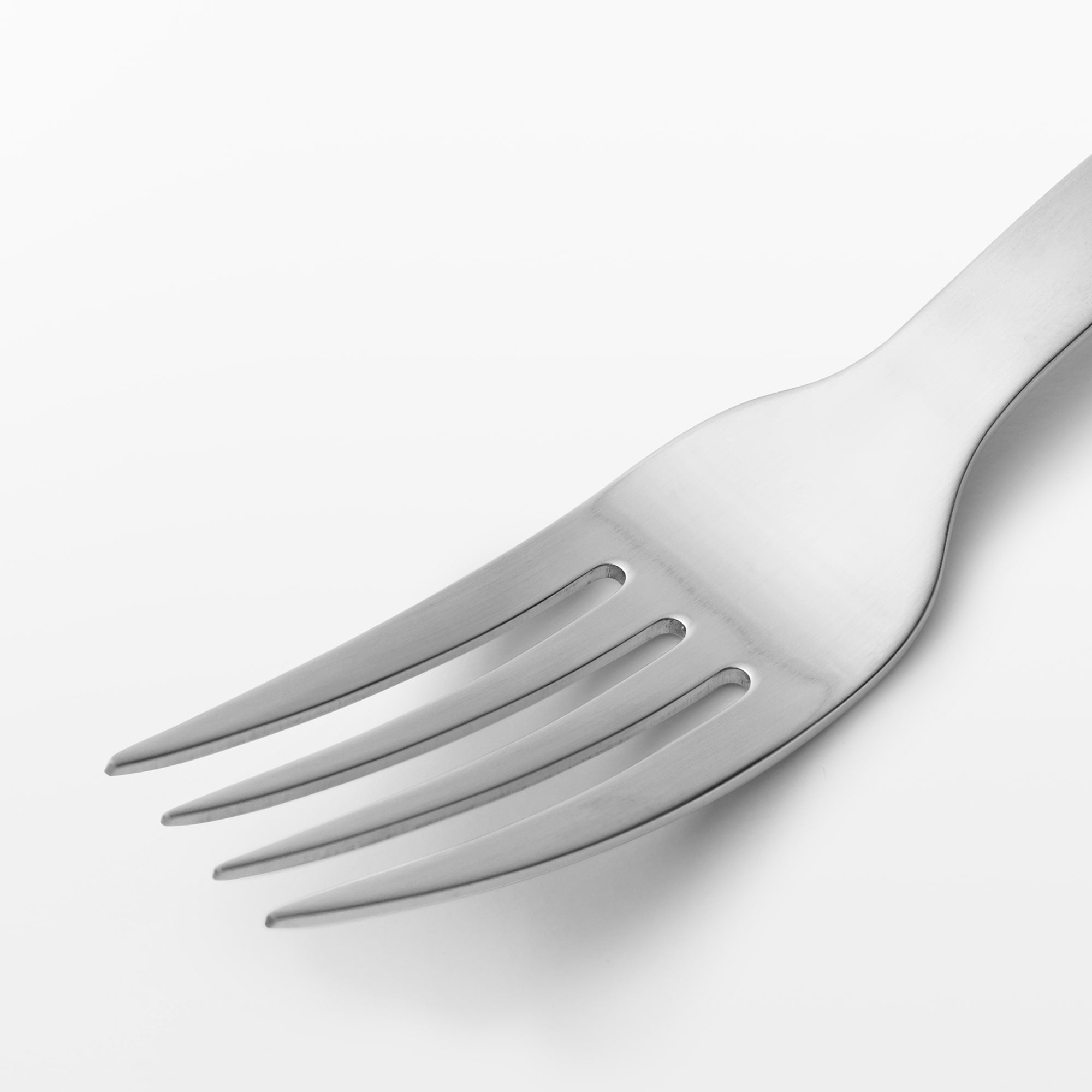 Stainless Steel Straight Handle Fork - Large