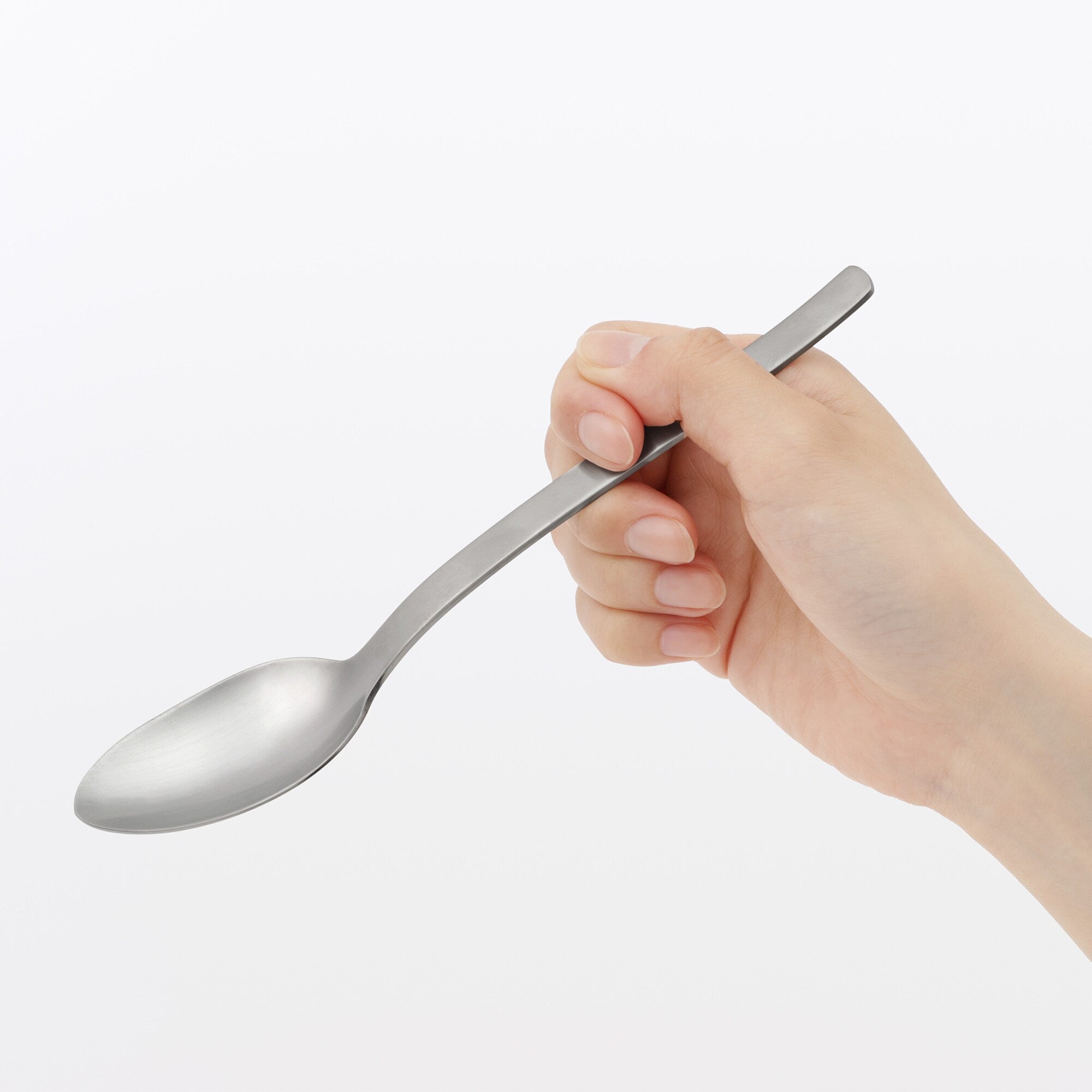 Stainless Steel Straight Handle Spoon - Large