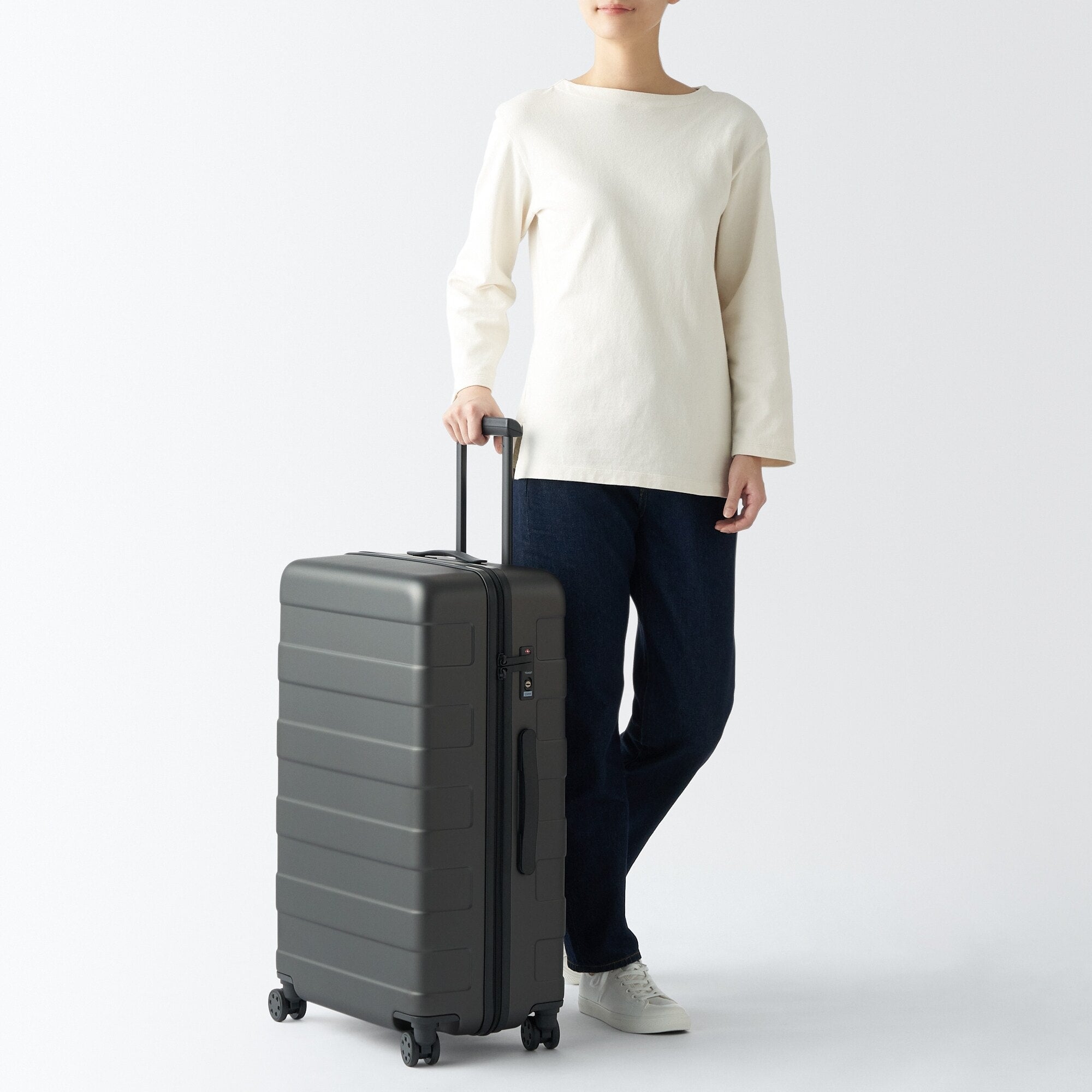 Adjustable Handle Hard Shell Suitcase 36L | Carry-On