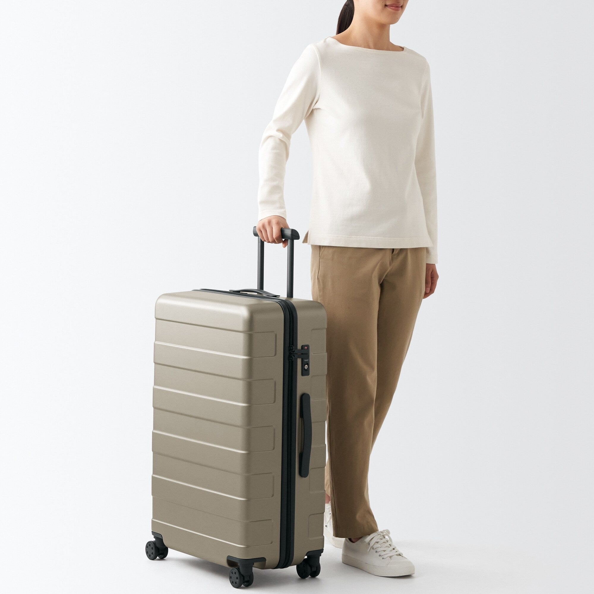 Adjustable Handle Hard Shell Suitcase 36L | Carry-On