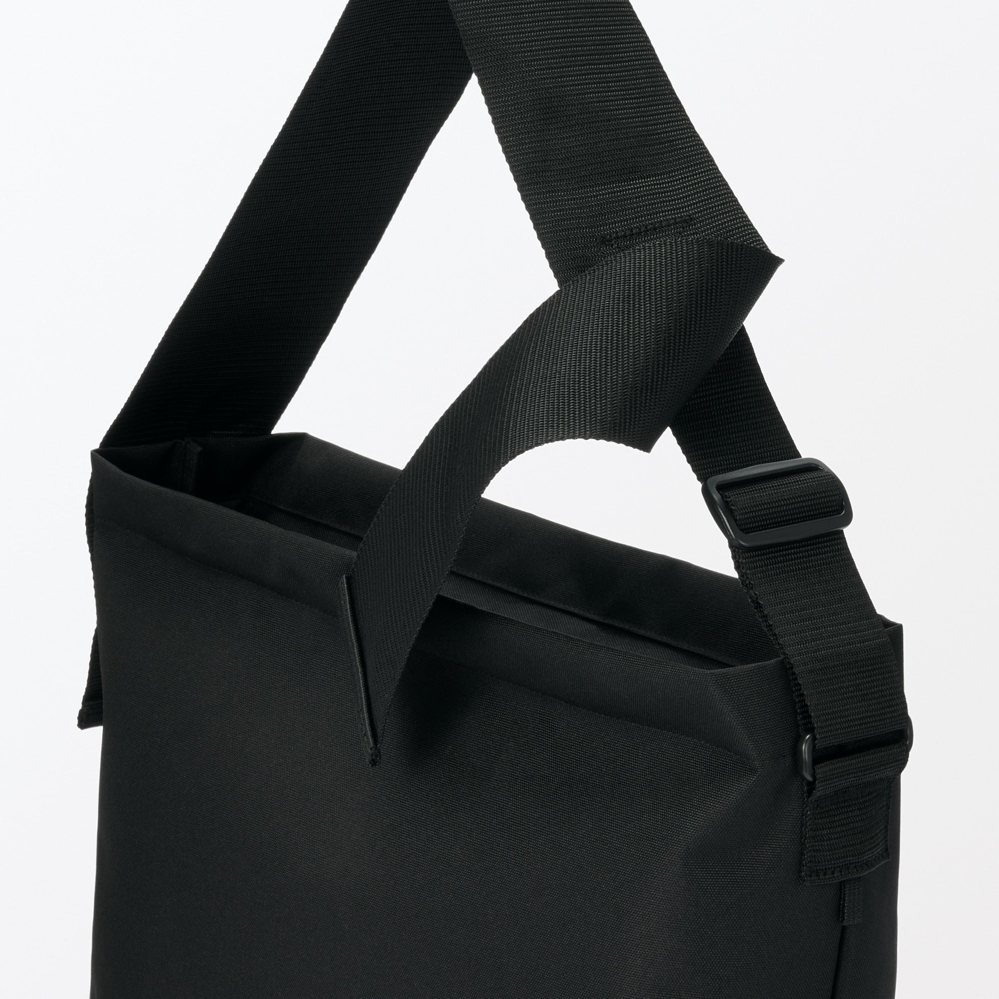 Recycled Wide Strap Shoulder Bag