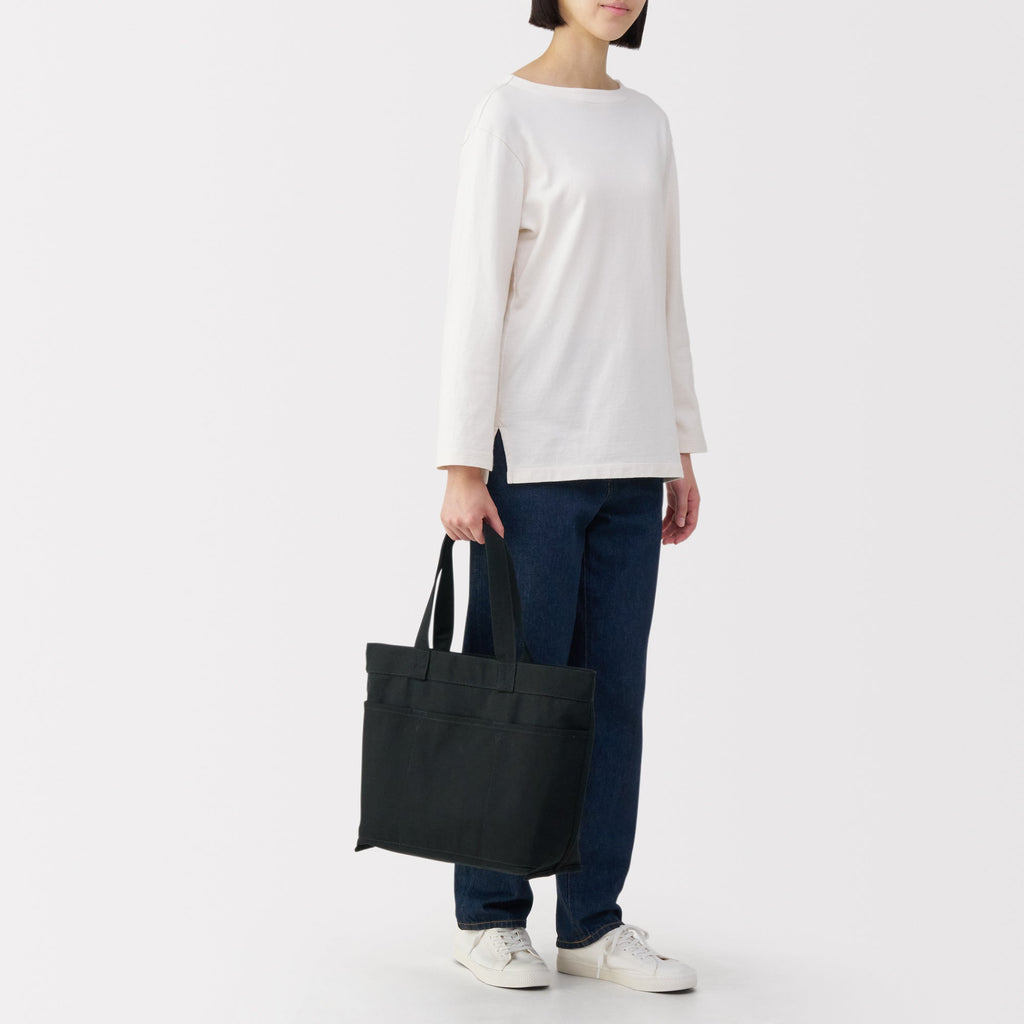 Canvas Wide Tote Bag