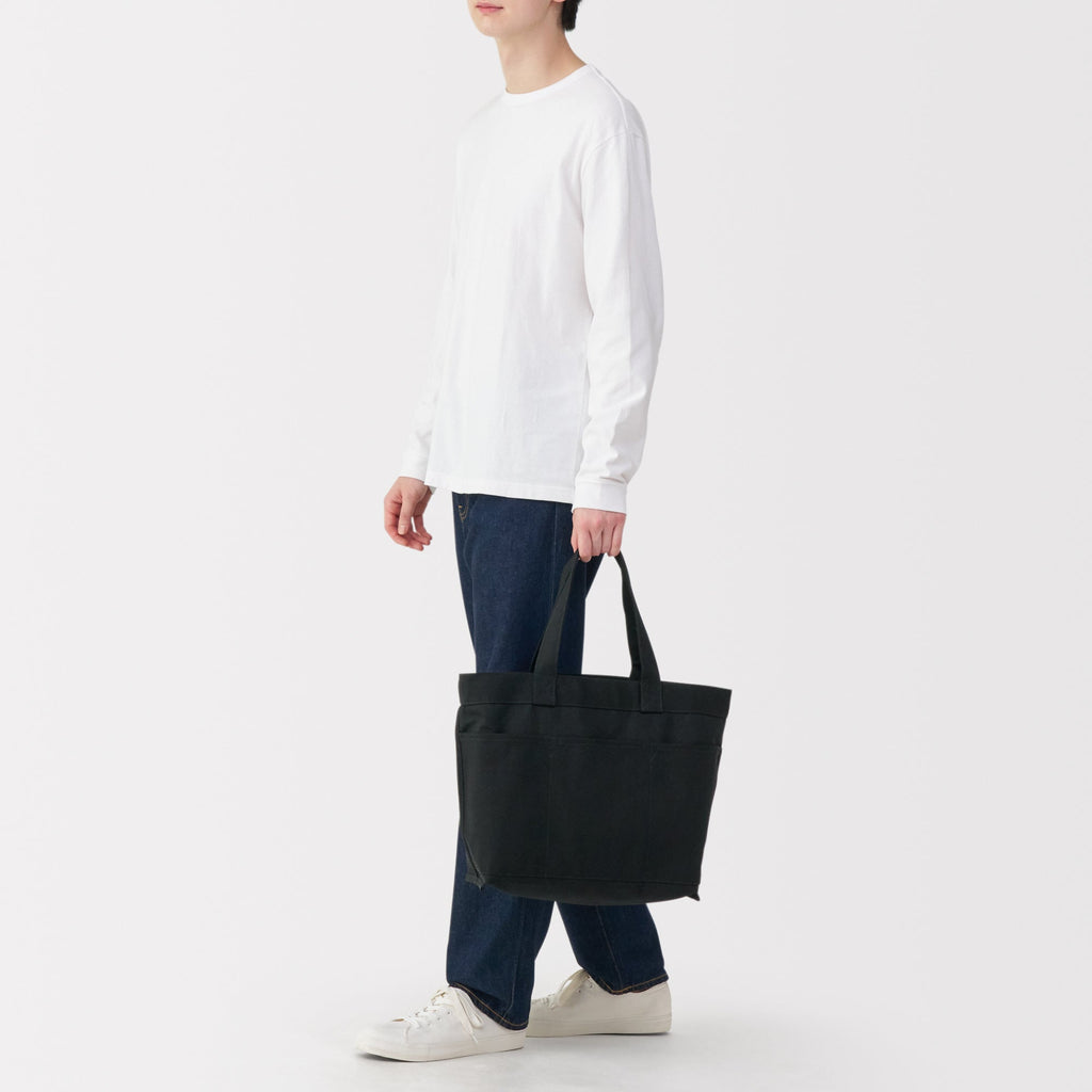 Canvas Wide Tote Bag