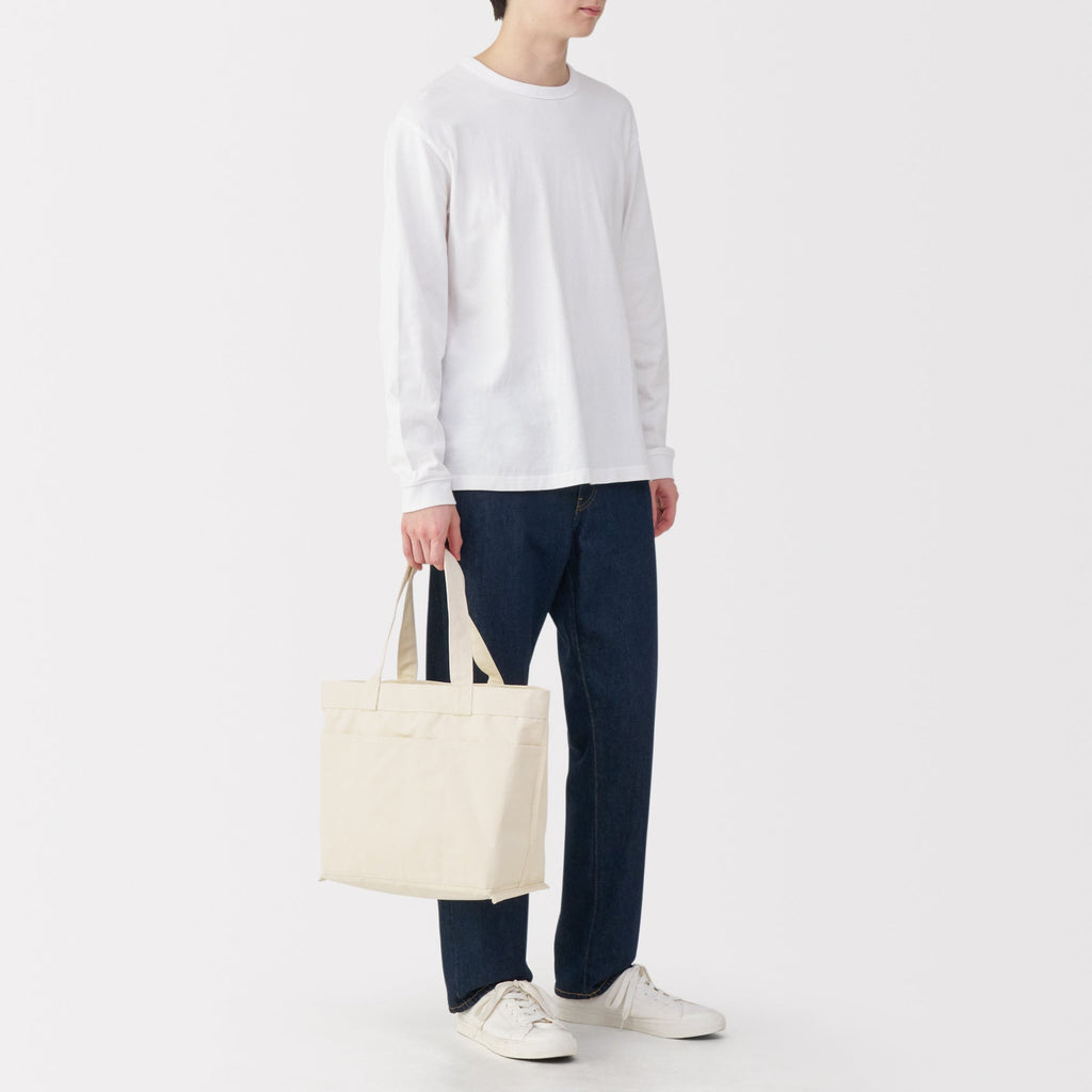 Canvas Wide Tote Bag